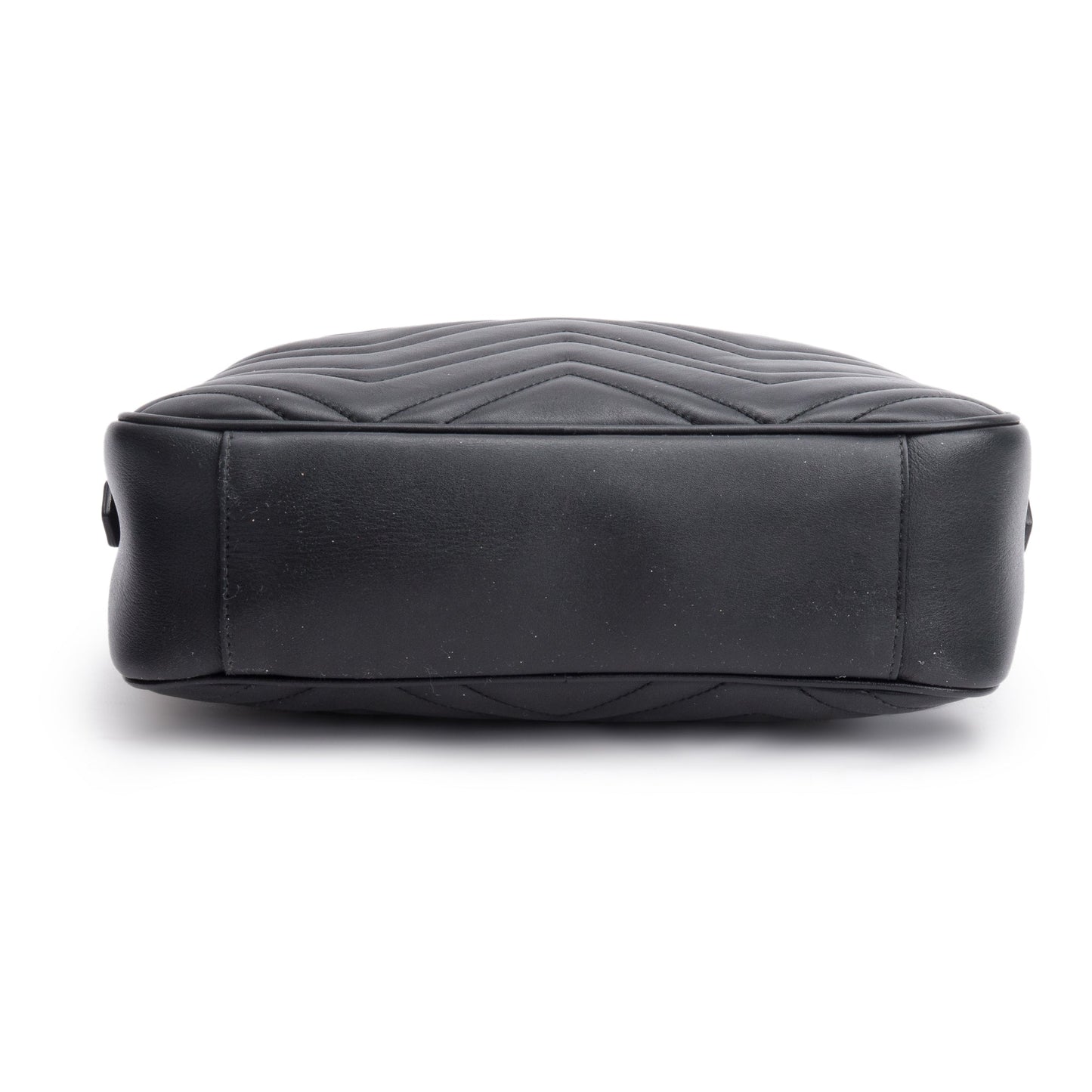 Gucci Black GG Marmont Matelasse Medium Shoulder Bag