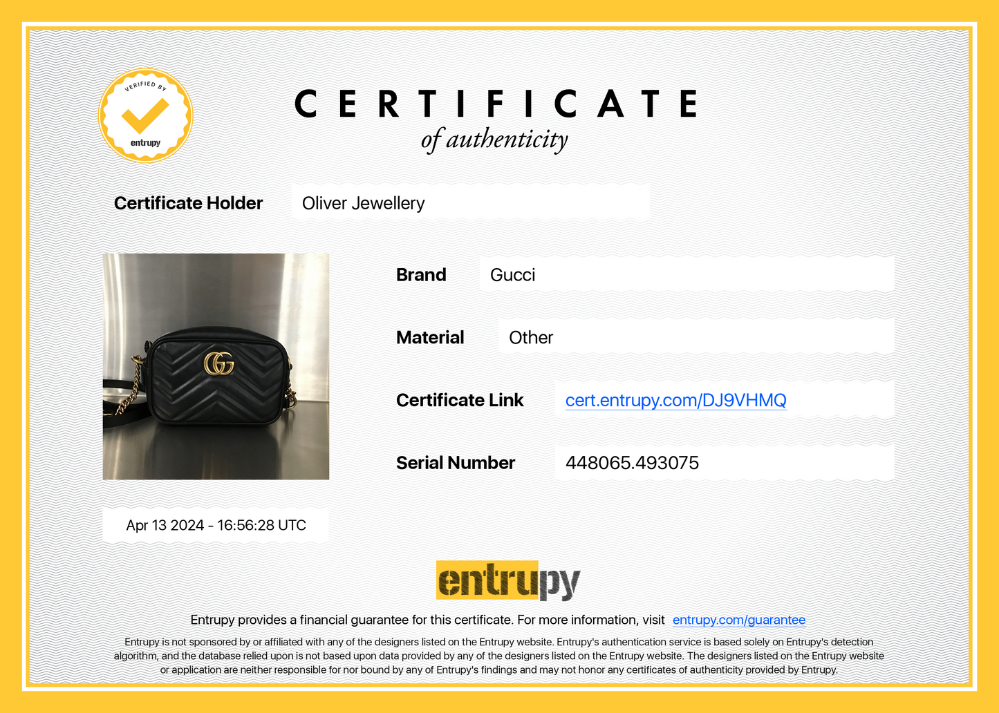 Gucci Black GG Marmont Matelasse Mini Shoulder Bag