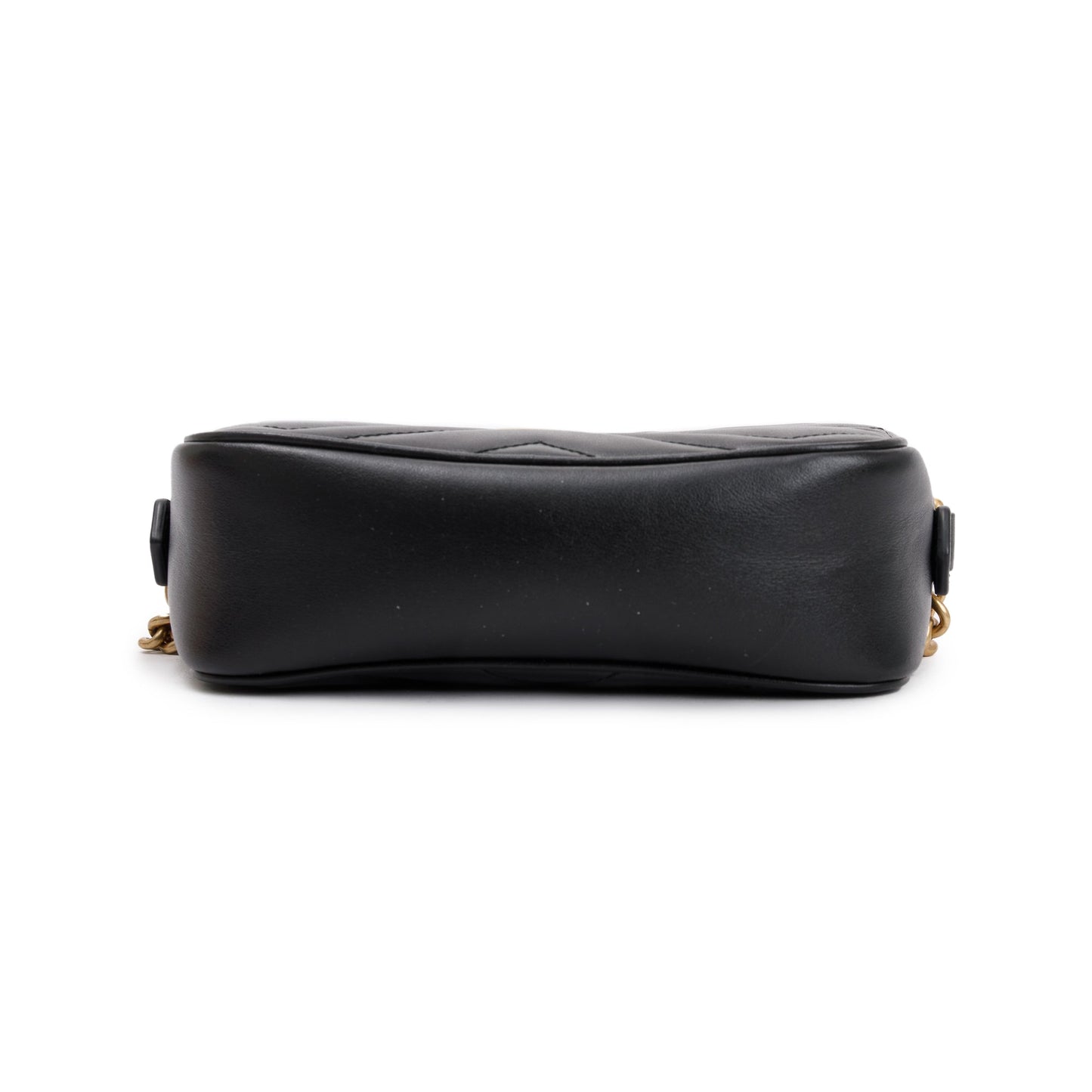 Gucci Black GG Marmont Matelasse Mini Shoulder Bag