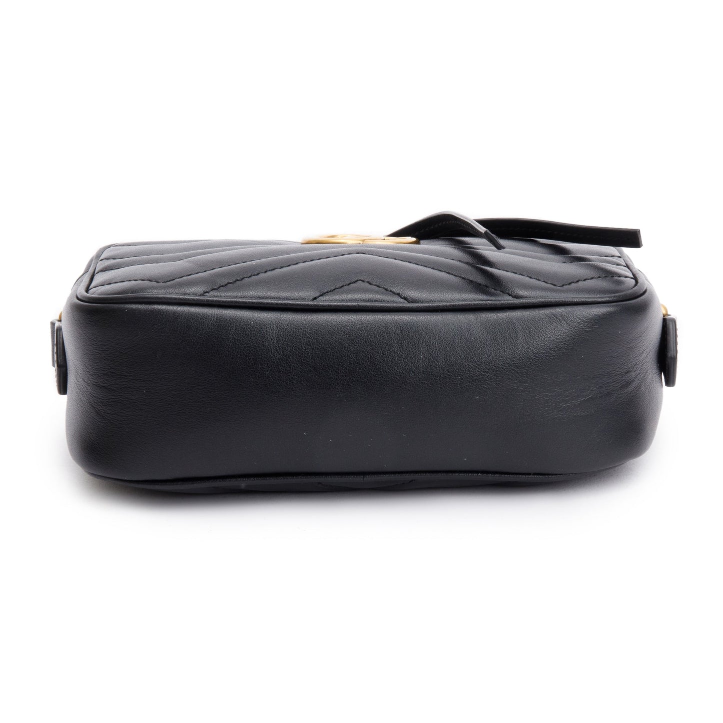 Gucci Black GG Marmont Matelasse Mini Shoulder Bag