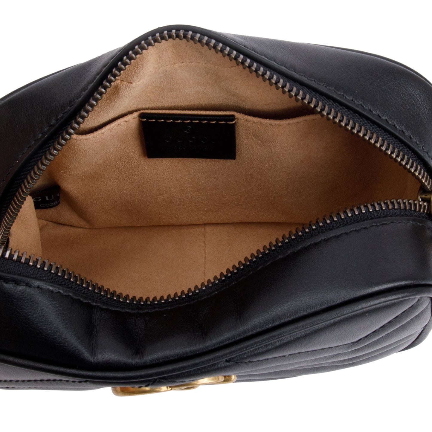 Gucci Black GG Marmont Matelasse Mini Shoulder Bag