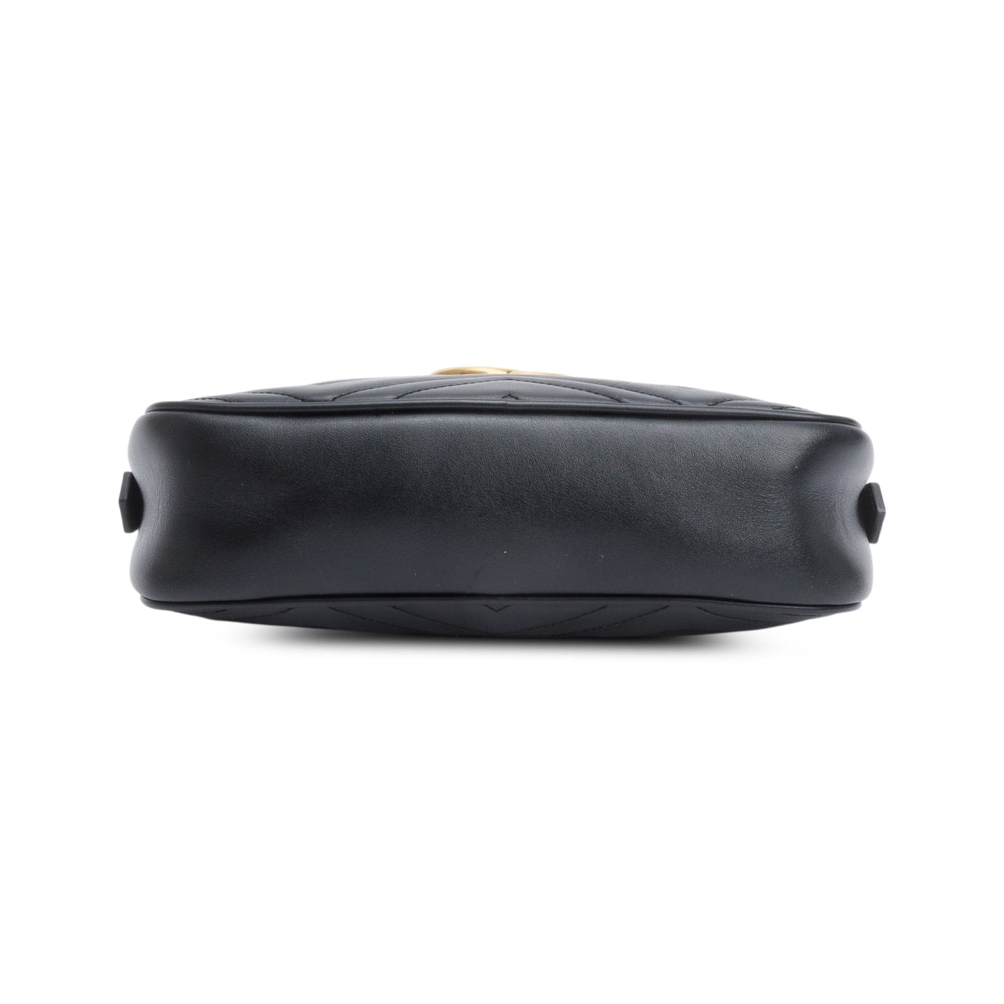 Gucci Black GG Marmont Matelasse Small Shoulder Bag