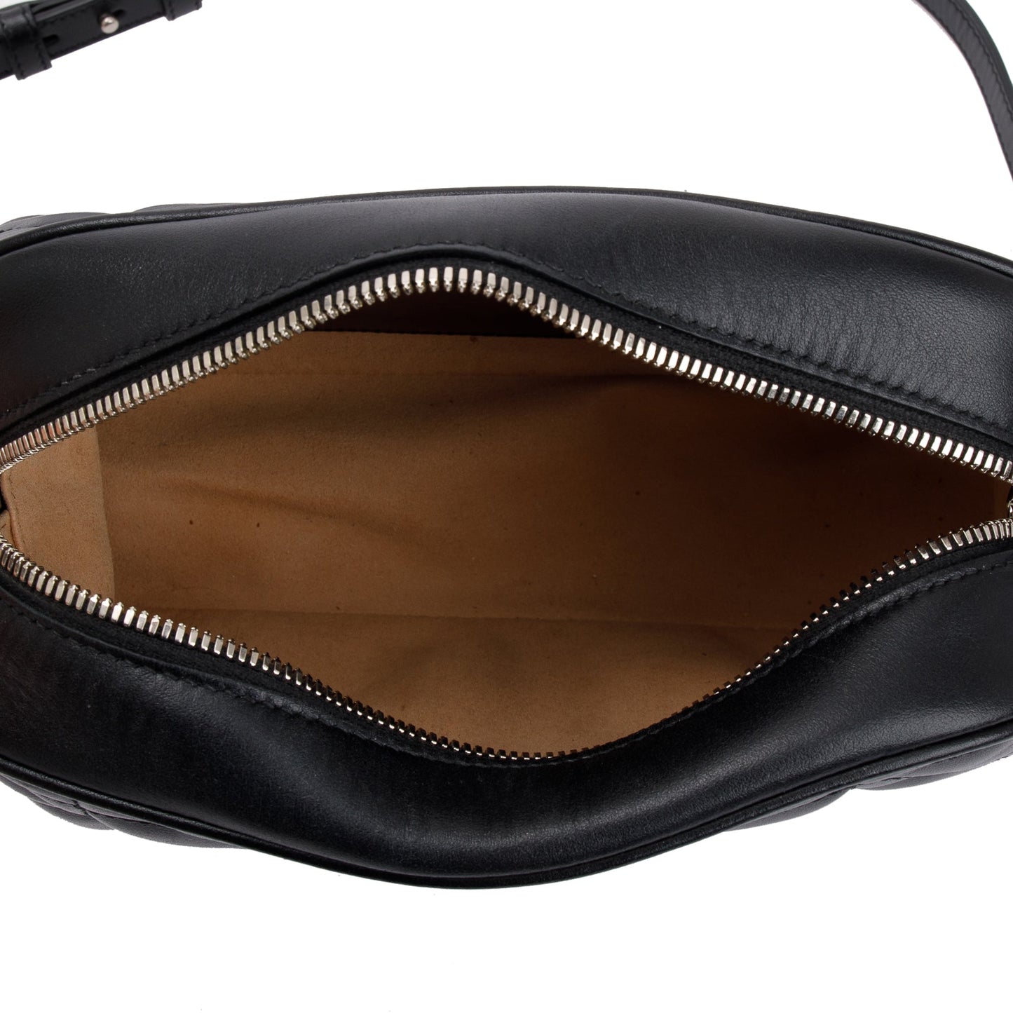 Gucci Black GG Marmont Matelasse Small Shoulder Bag