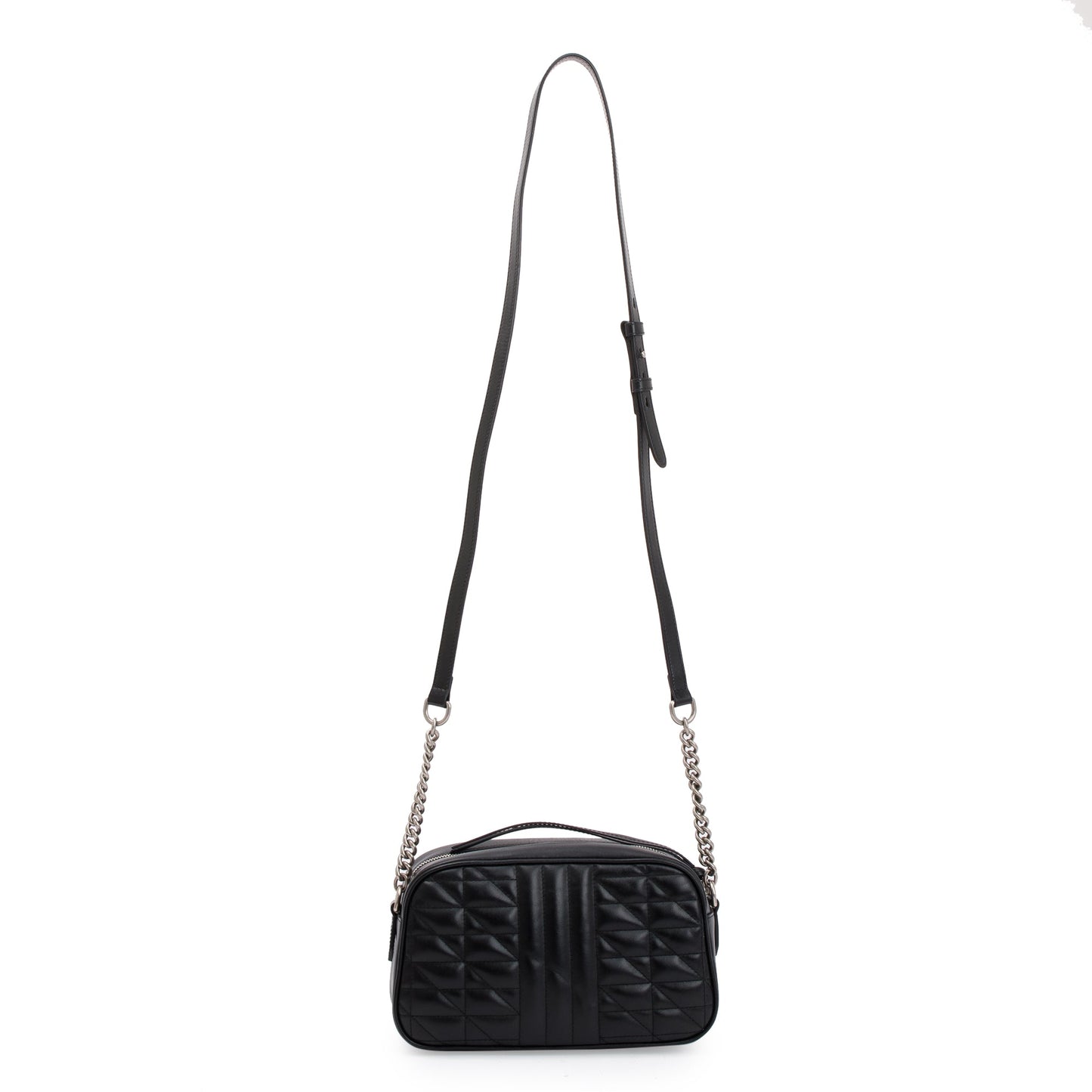 Gucci Black GG Marmont Matelasse Small Shoulder Bag