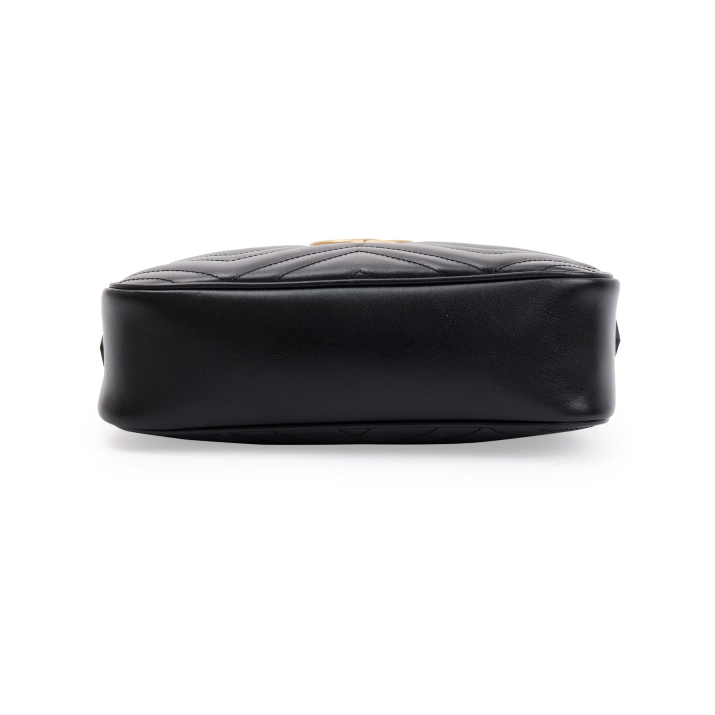Gucci Black GG Marmont Matelasse Small Shoulder Bag