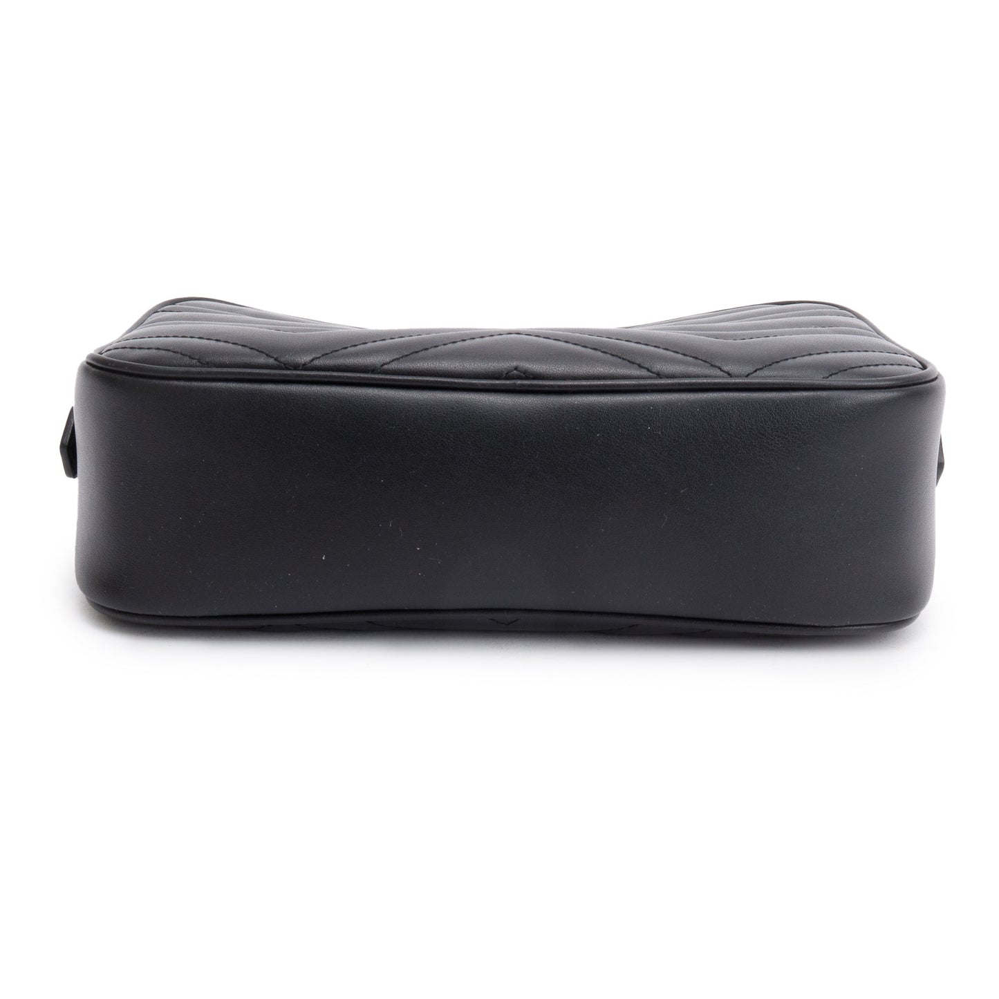 Gucci Black GG Marmont Matelasse Small Shoulder Bag