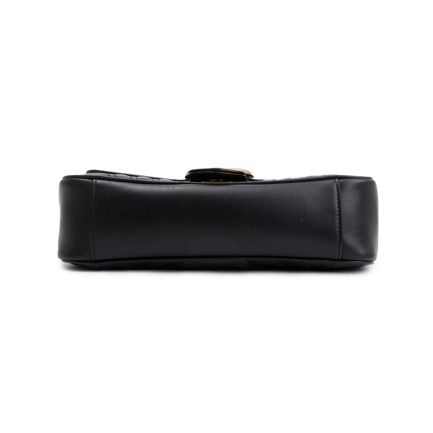 Gucci Black GG Marmont Matelasse Small Shoulder Bag