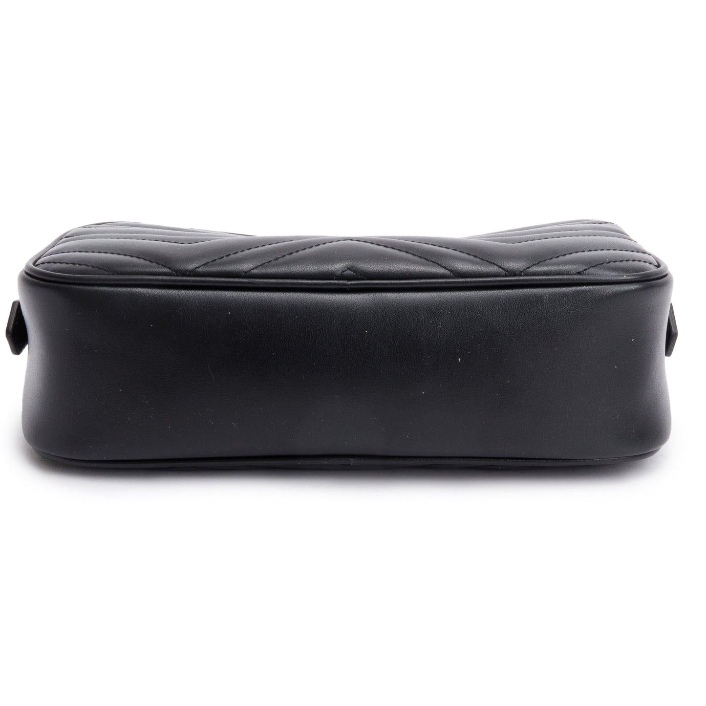 Gucci Black GG Marmont Matelasse Small Shoulder Bag