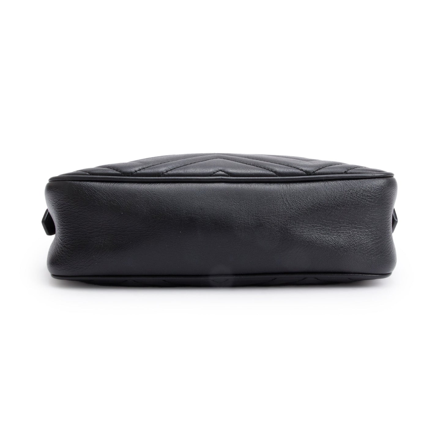 Gucci Black GG Marmont Matelasse Small Shoulder Bag