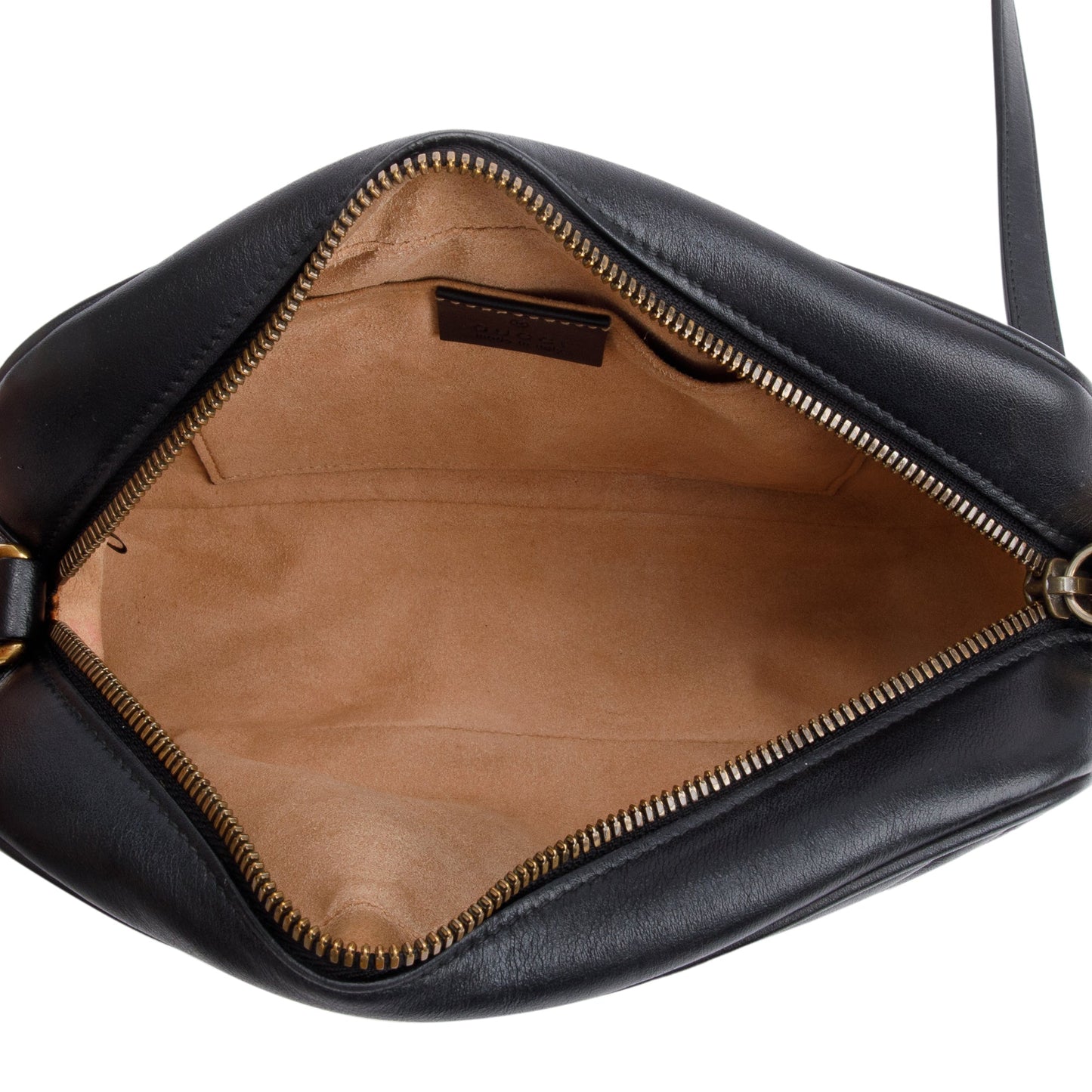 Gucci Black GG Marmont Matelasse Small Shoulder Bag