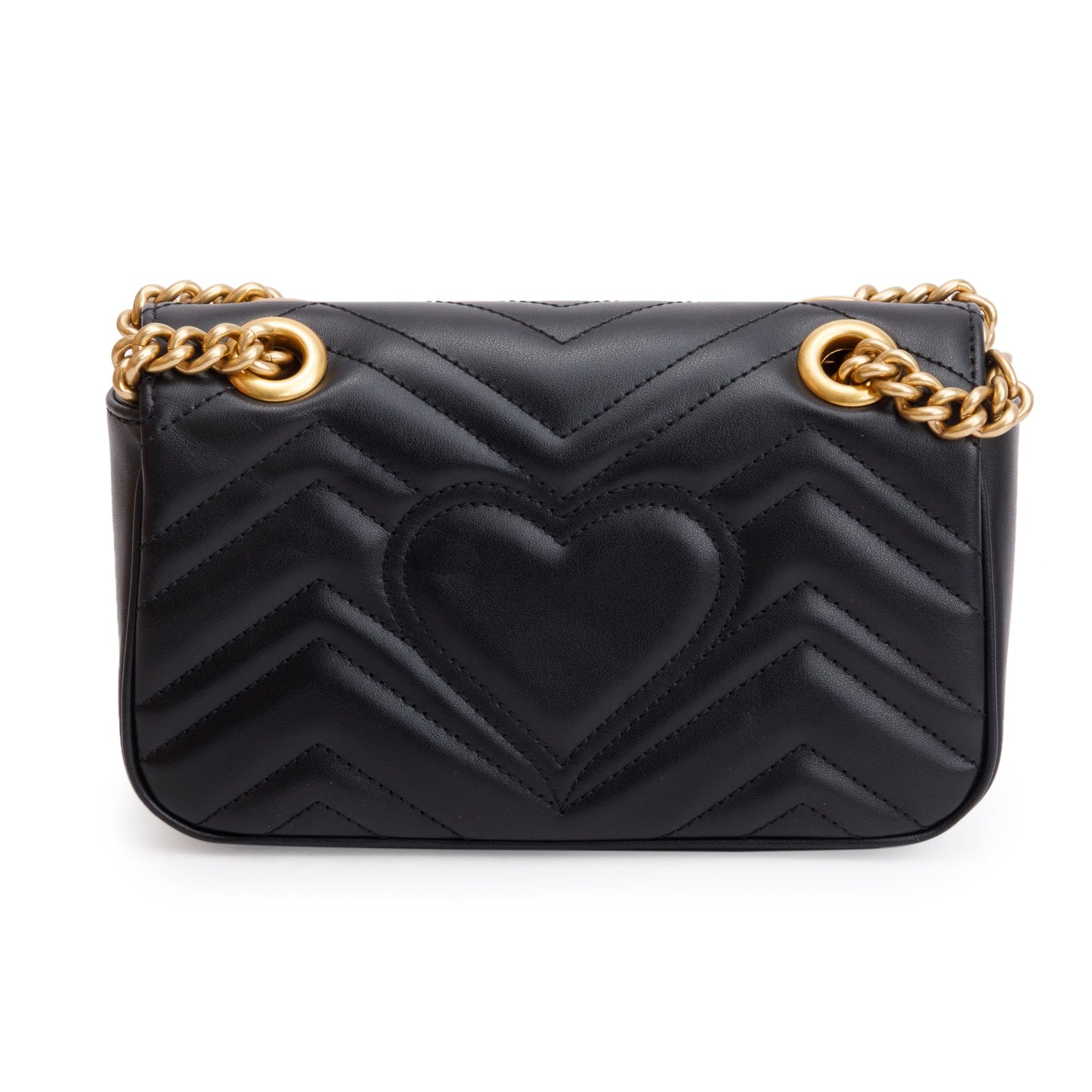 Gucci Black GG Marmont Mini Shoulder Bag
