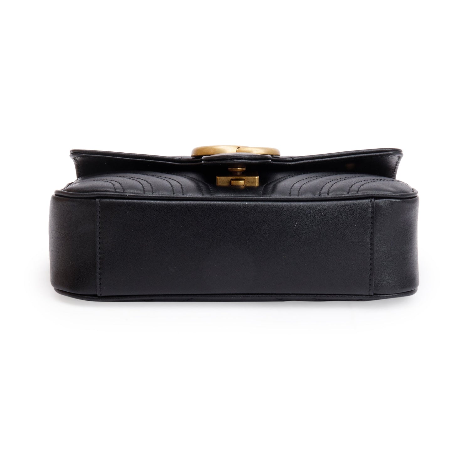 Gucci Black GG Marmont Mini Shoulder Bag