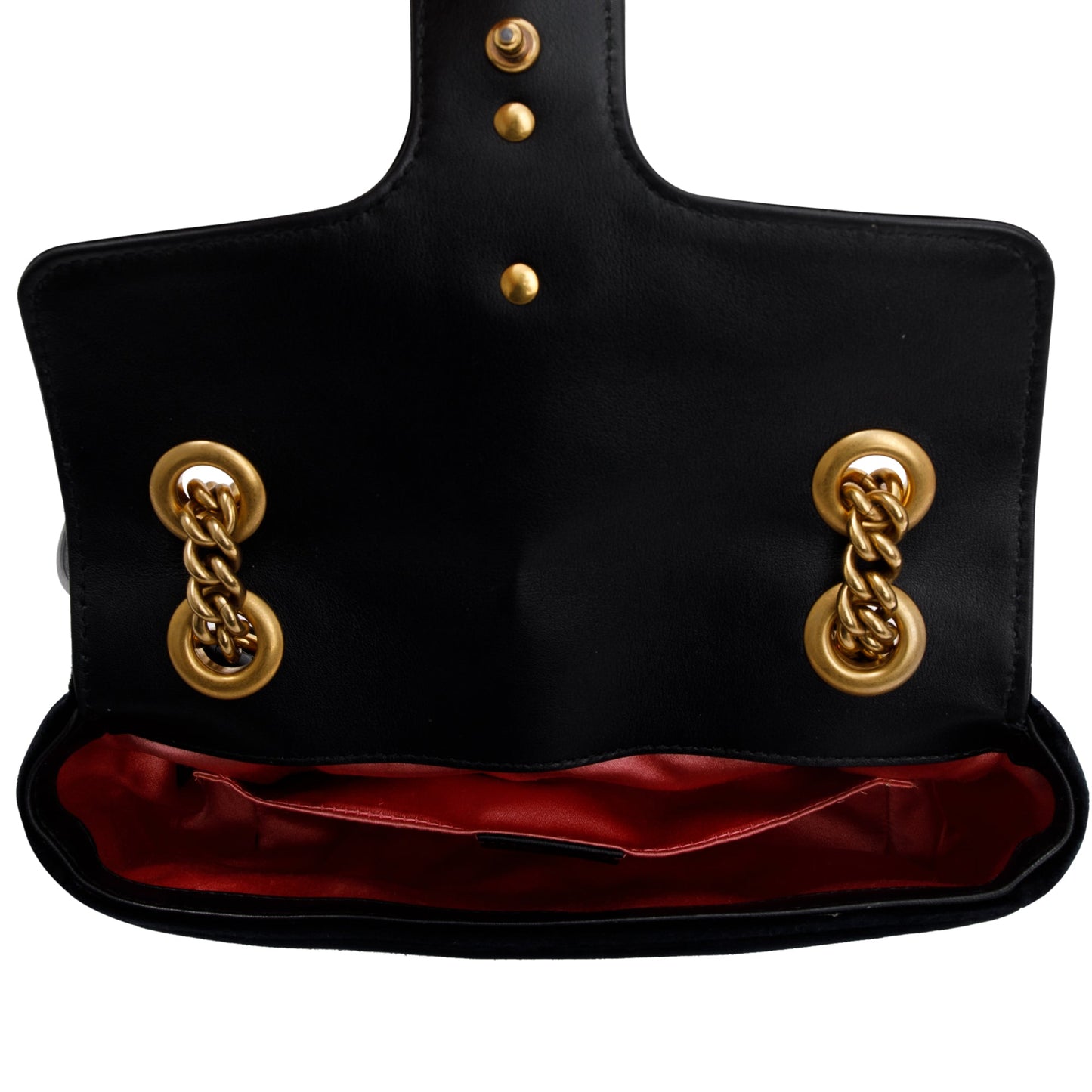 Gucci Black GG Marmont Velvet Mini Bag