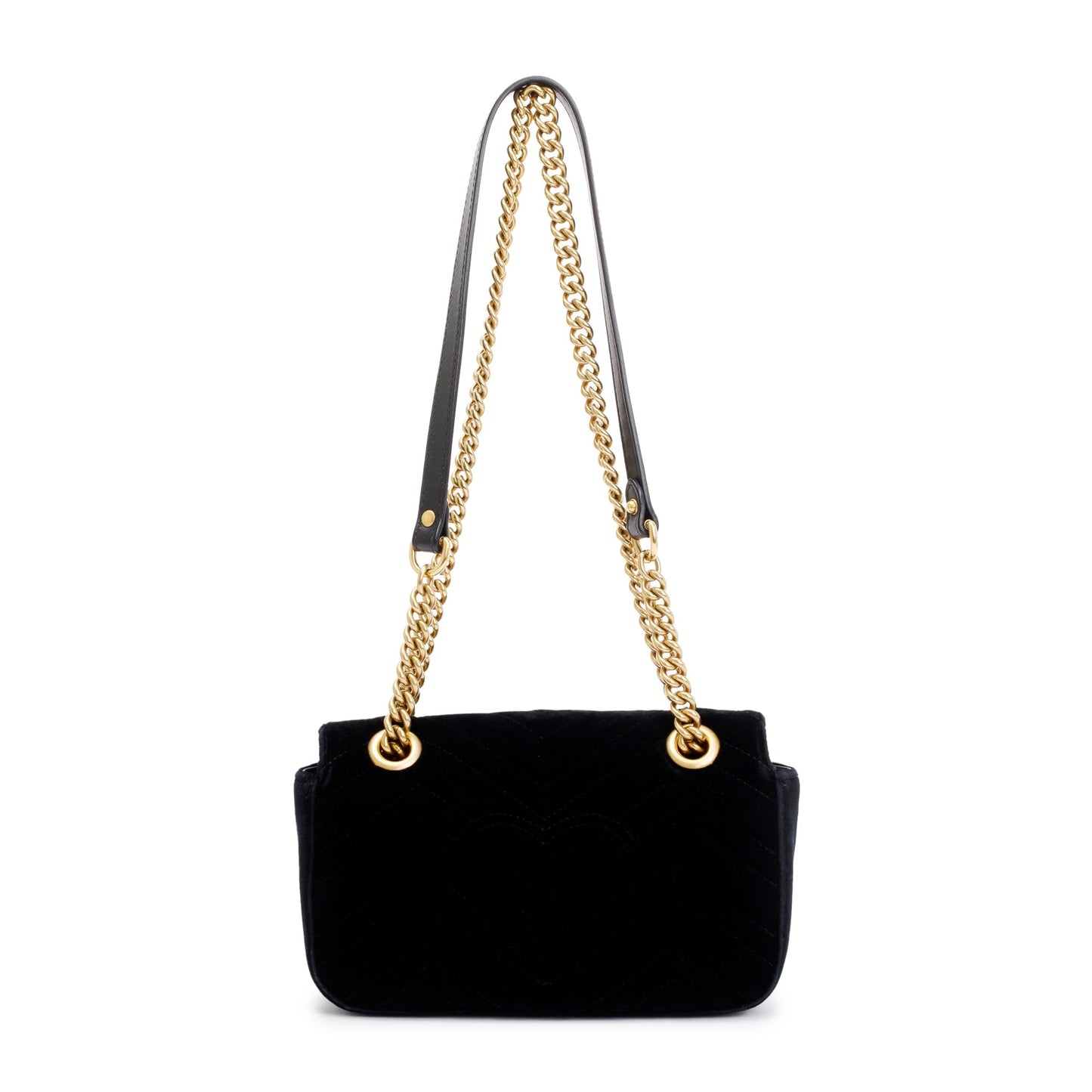 Gucci Black GG Marmont Velvet Mini Bag