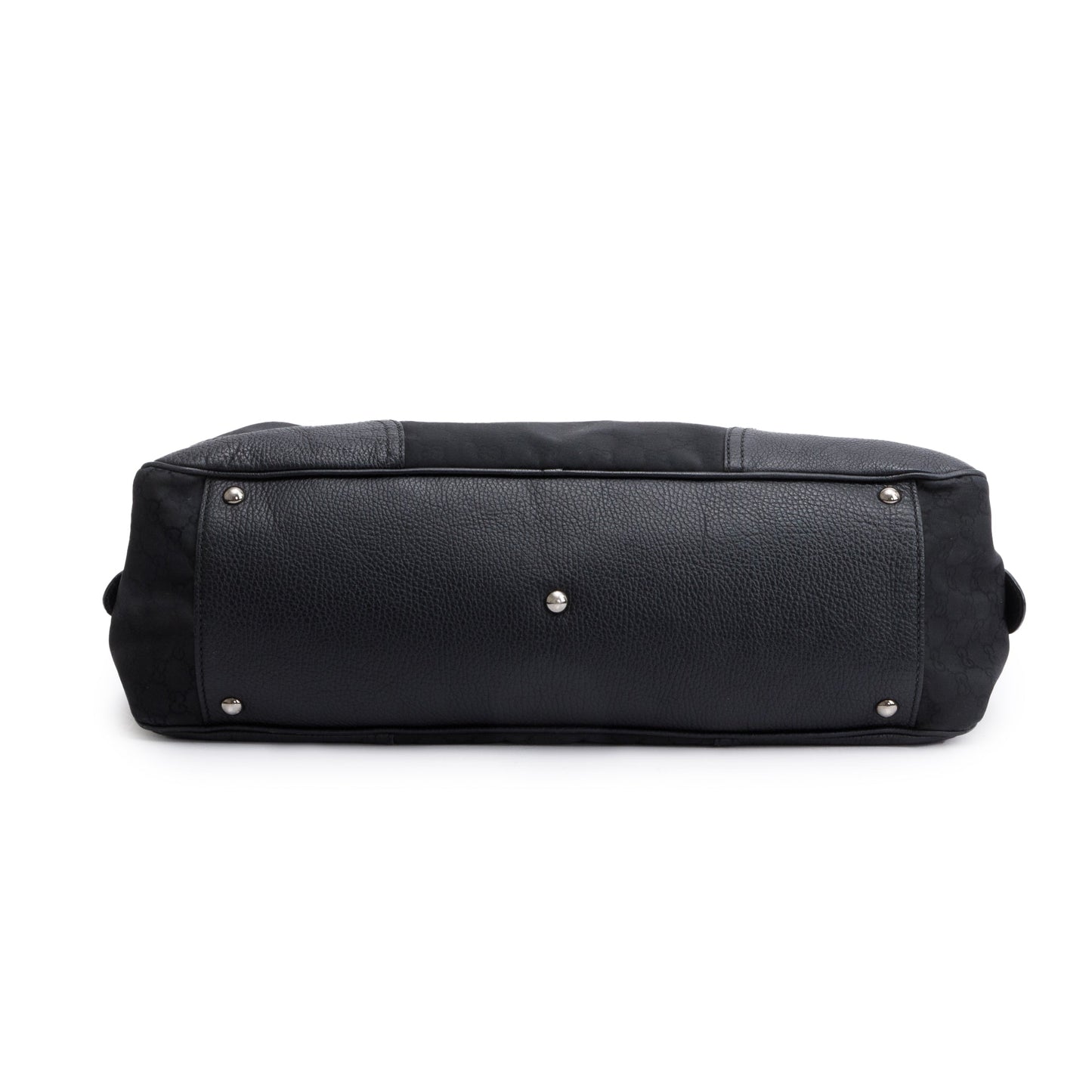 Gucci Black GG Nylon Large Princy Boston Bag