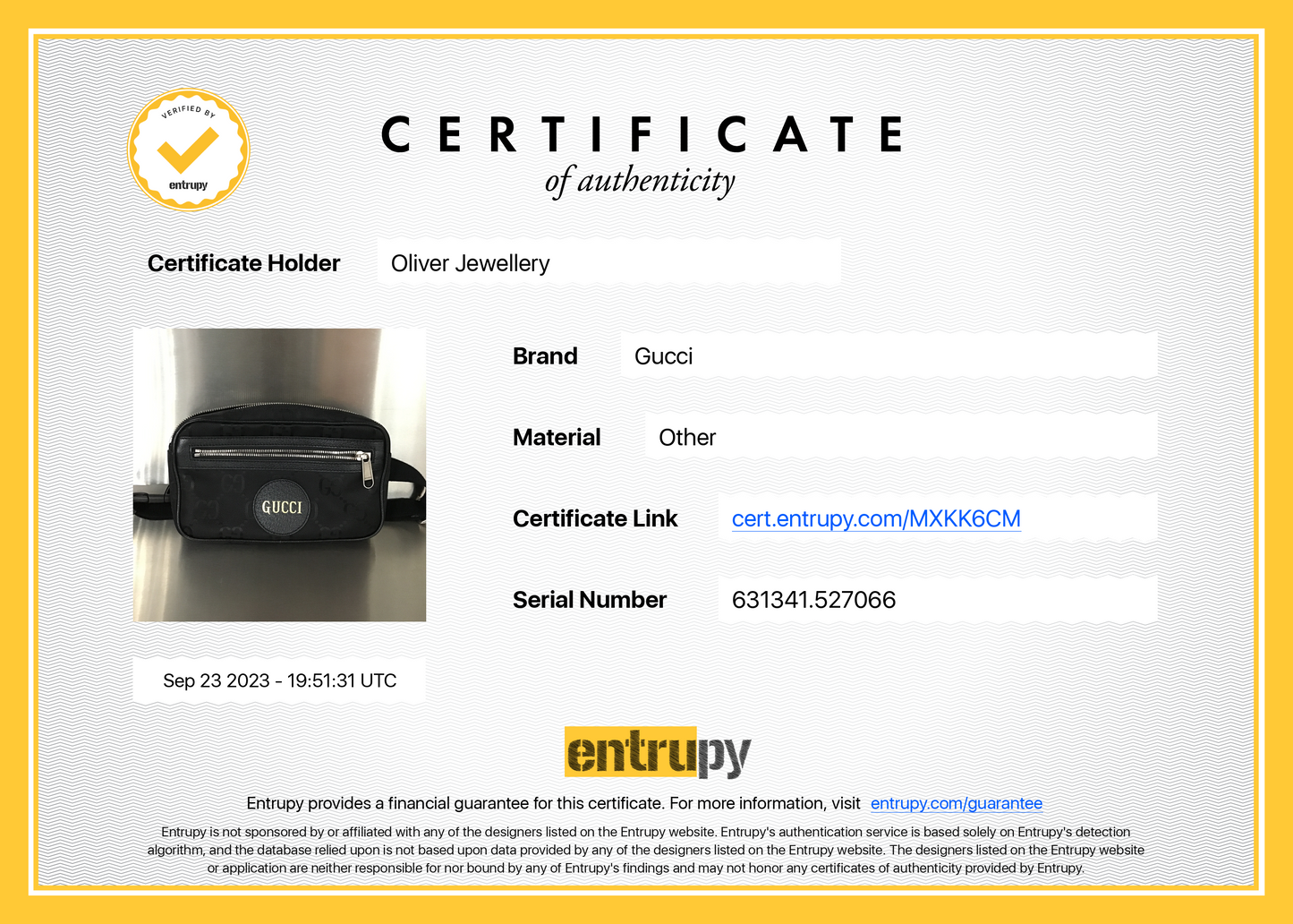 Gucci Black GG Nylon Off The Grid Belt Bag