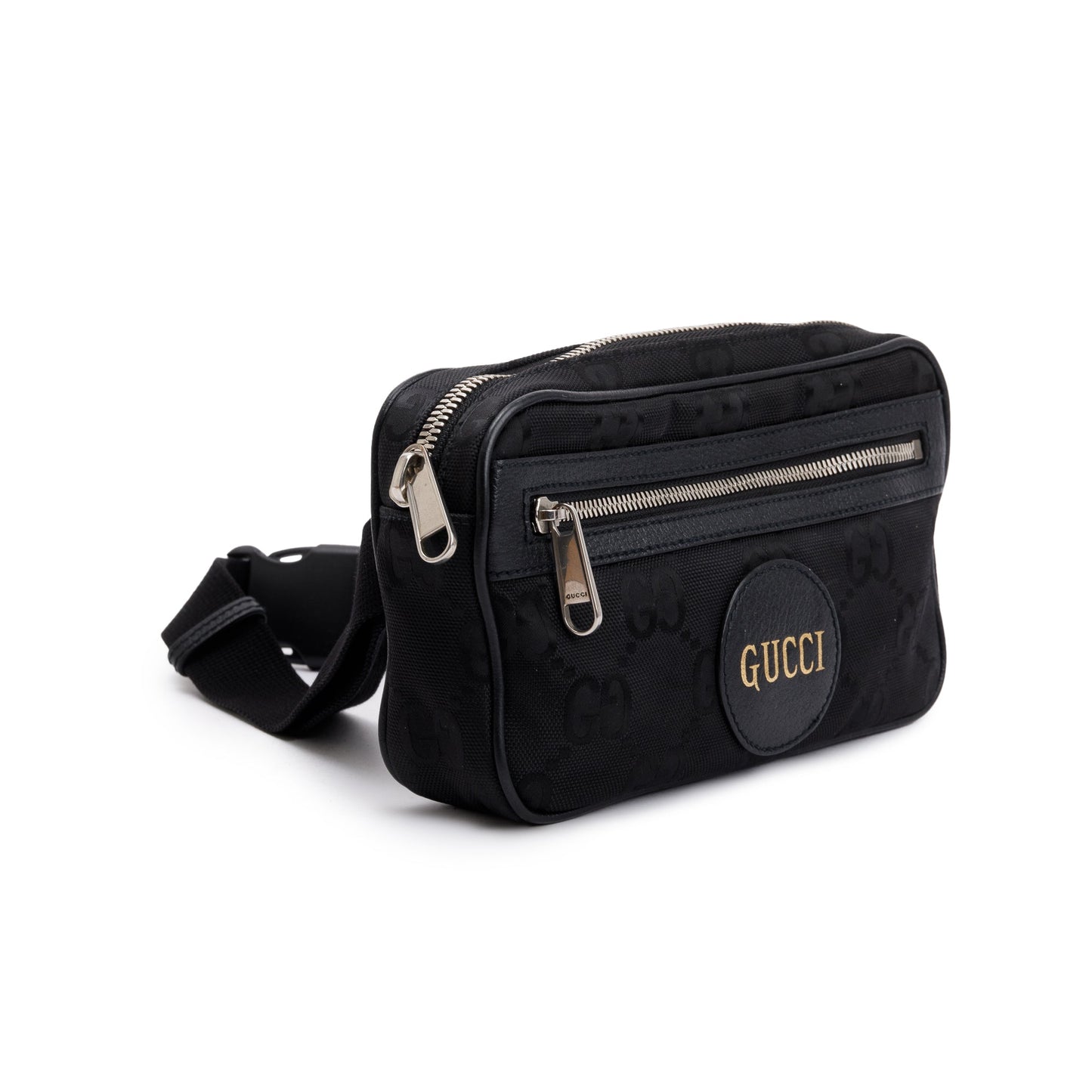 Gucci Black GG Nylon Off The Grid Belt Bag