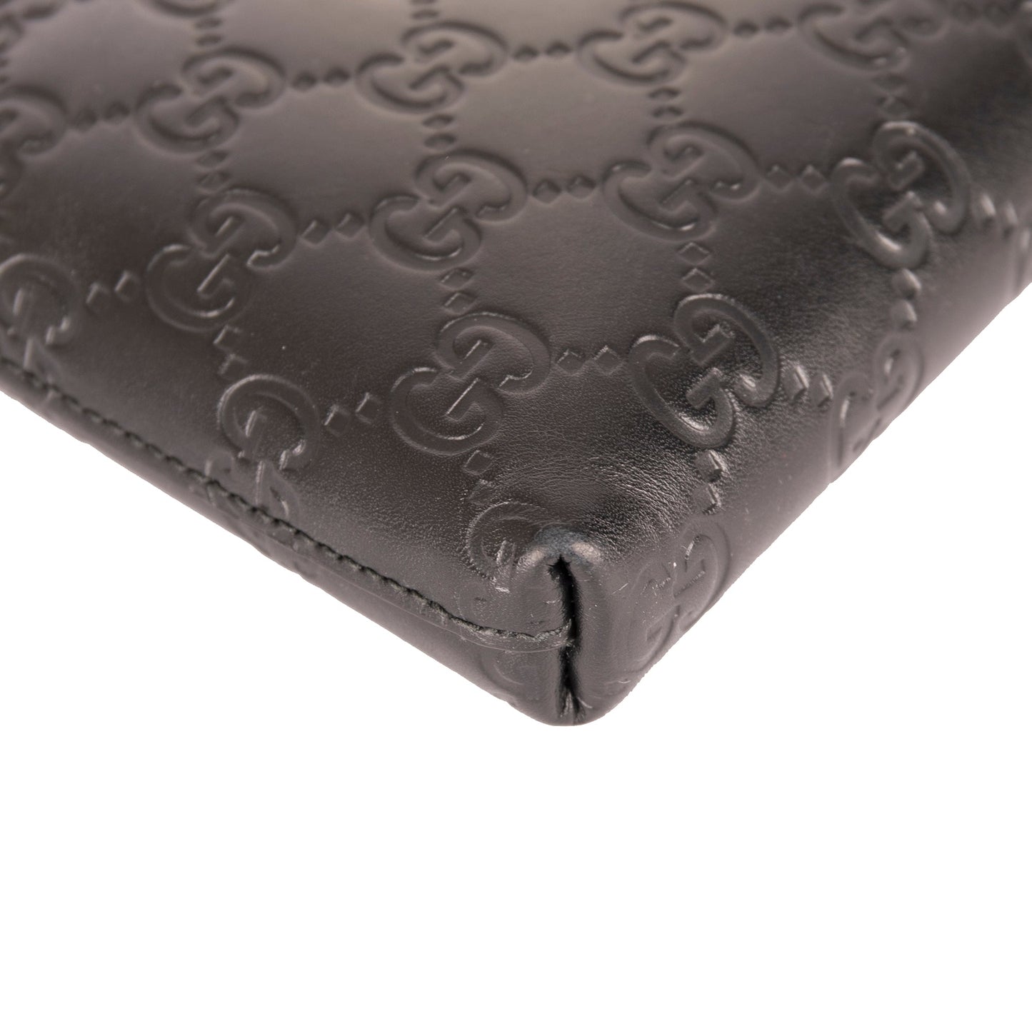 Gucci Black GG Signature Chain Wallet