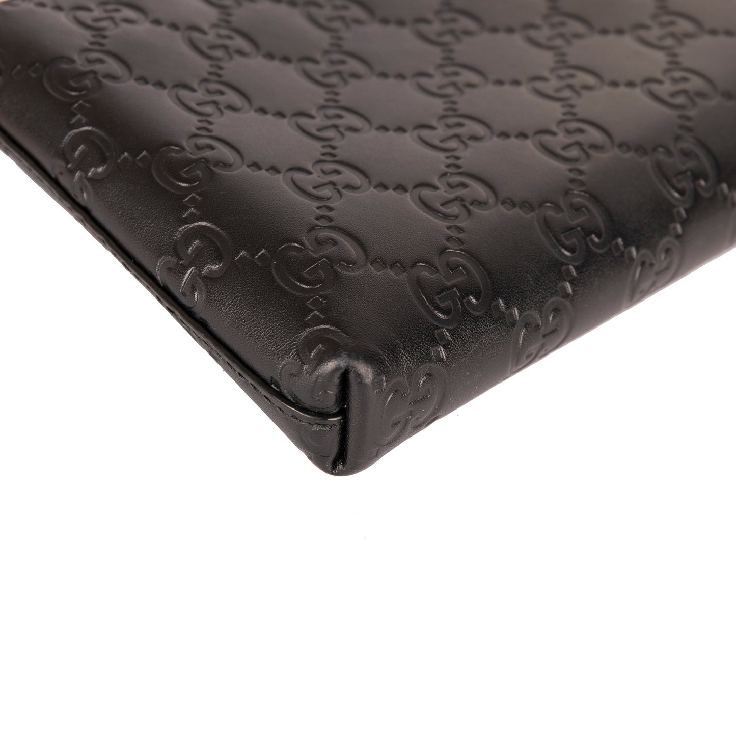 Gucci Black GG Signature Chain Wallet