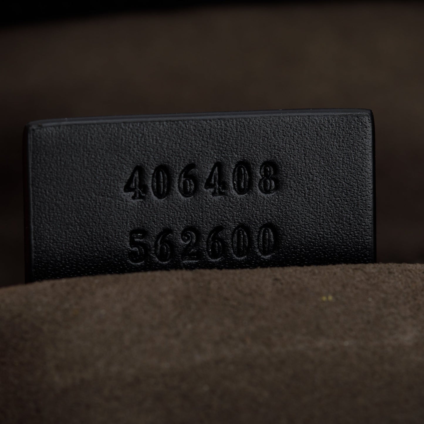 Gucci Black GG Signature Leather Medium Messenger Bag