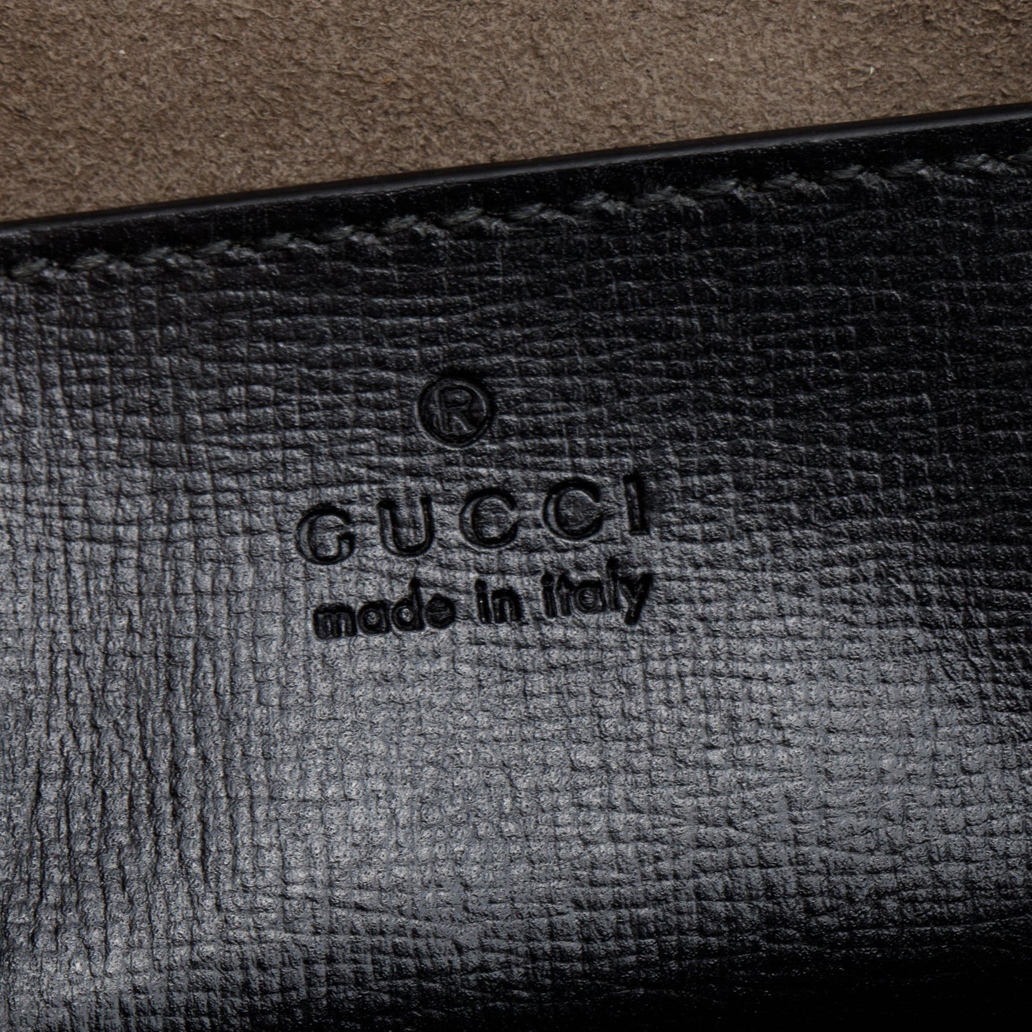 Gucci Black GG Supreme Beauty Case with Interlocking G