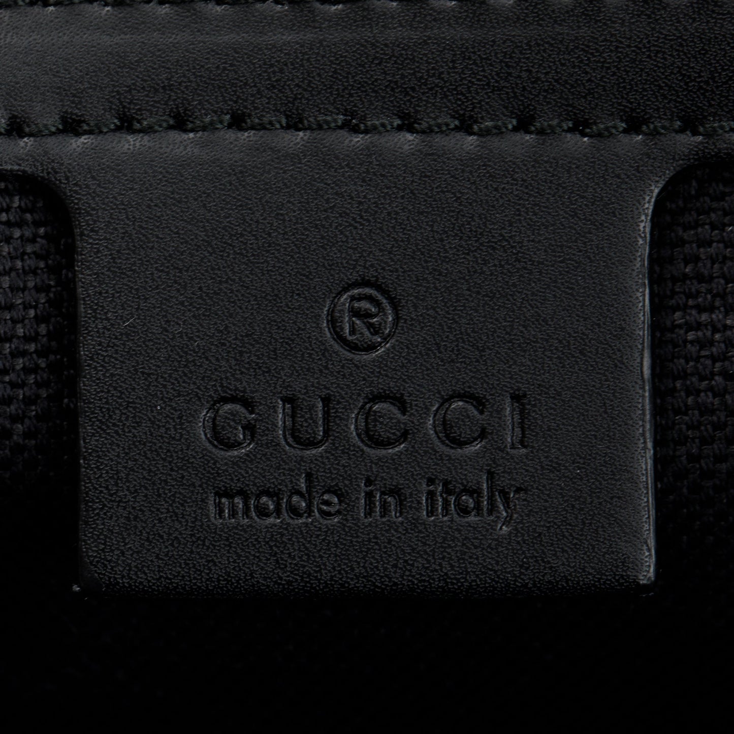 Gucci Black GG Supreme Canvas Carry-On Duffle Bag