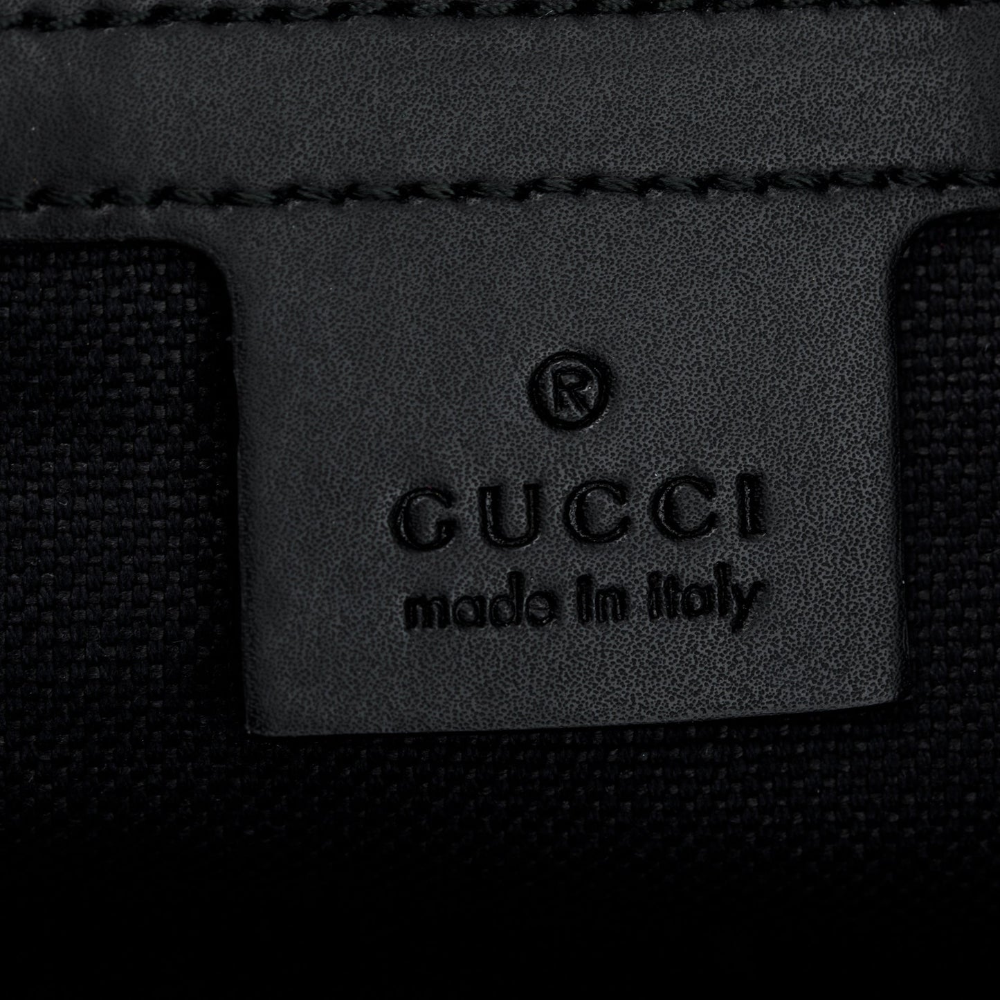 Gucci Black GG Supreme Canvas Carry-On Duffle Bag