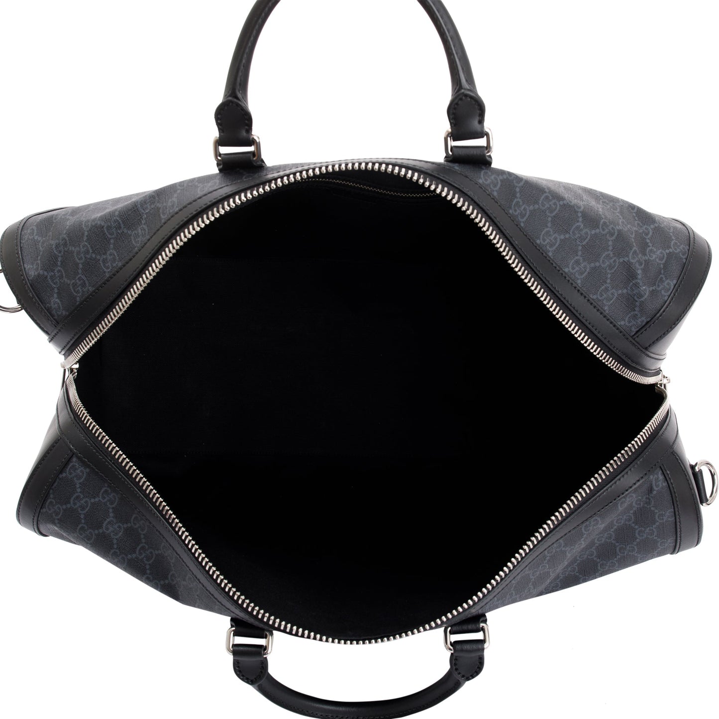 Gucci Black GG Supreme Canvas Cary-On Duffle Bag
