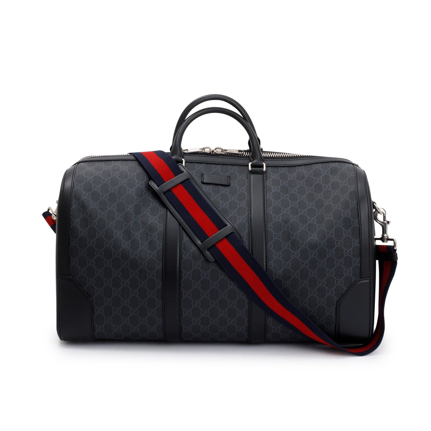 Gucci Black GG Supreme Canvas Cary-On Duffle Bag