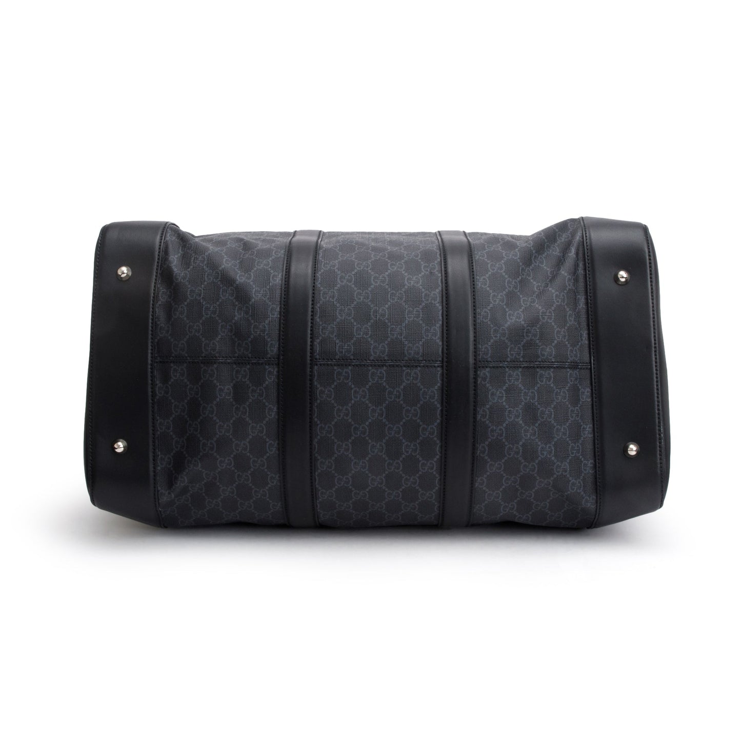 Gucci Black GG Supreme Canvas Large Carry-On Duffle Bag