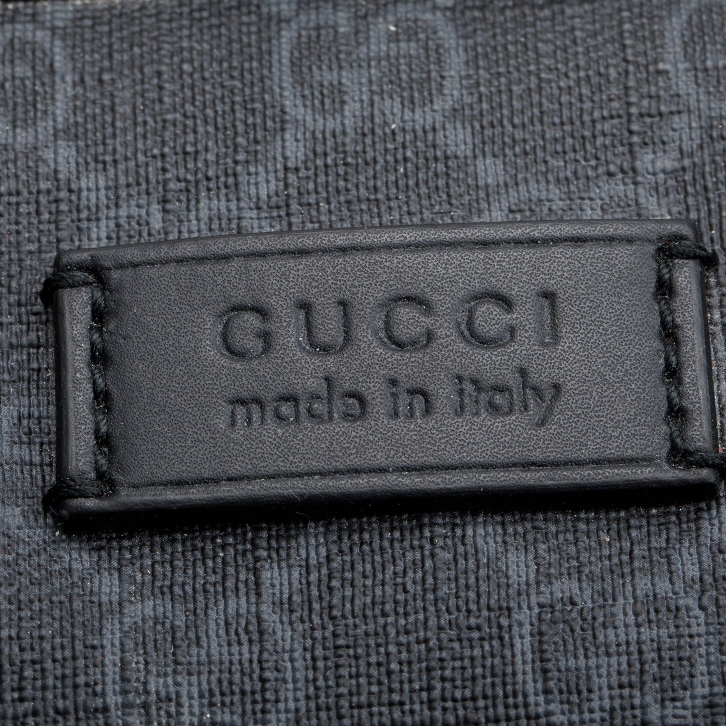 Gucci Black GG Supreme Canvas Large Carry-On Duffle Bag