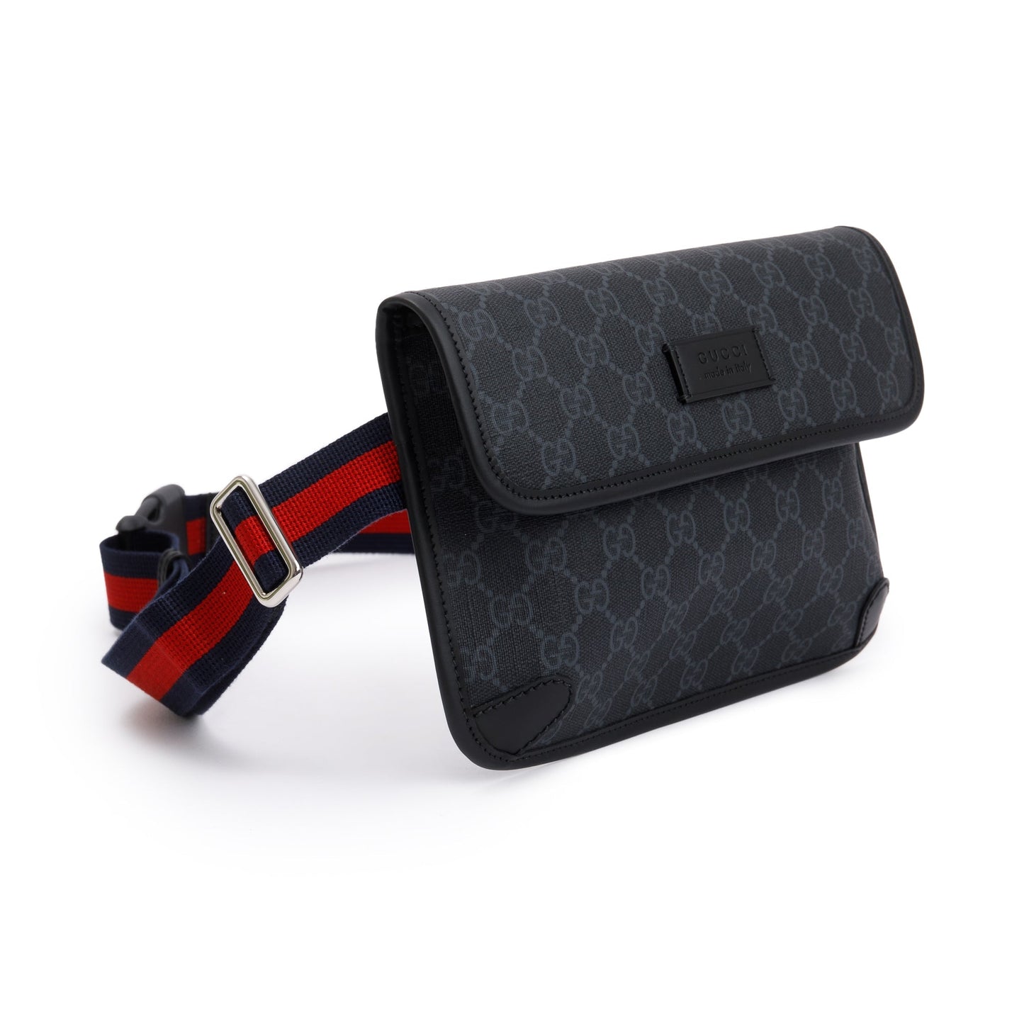 Gucci Black GG Supreme GG Belt Bag