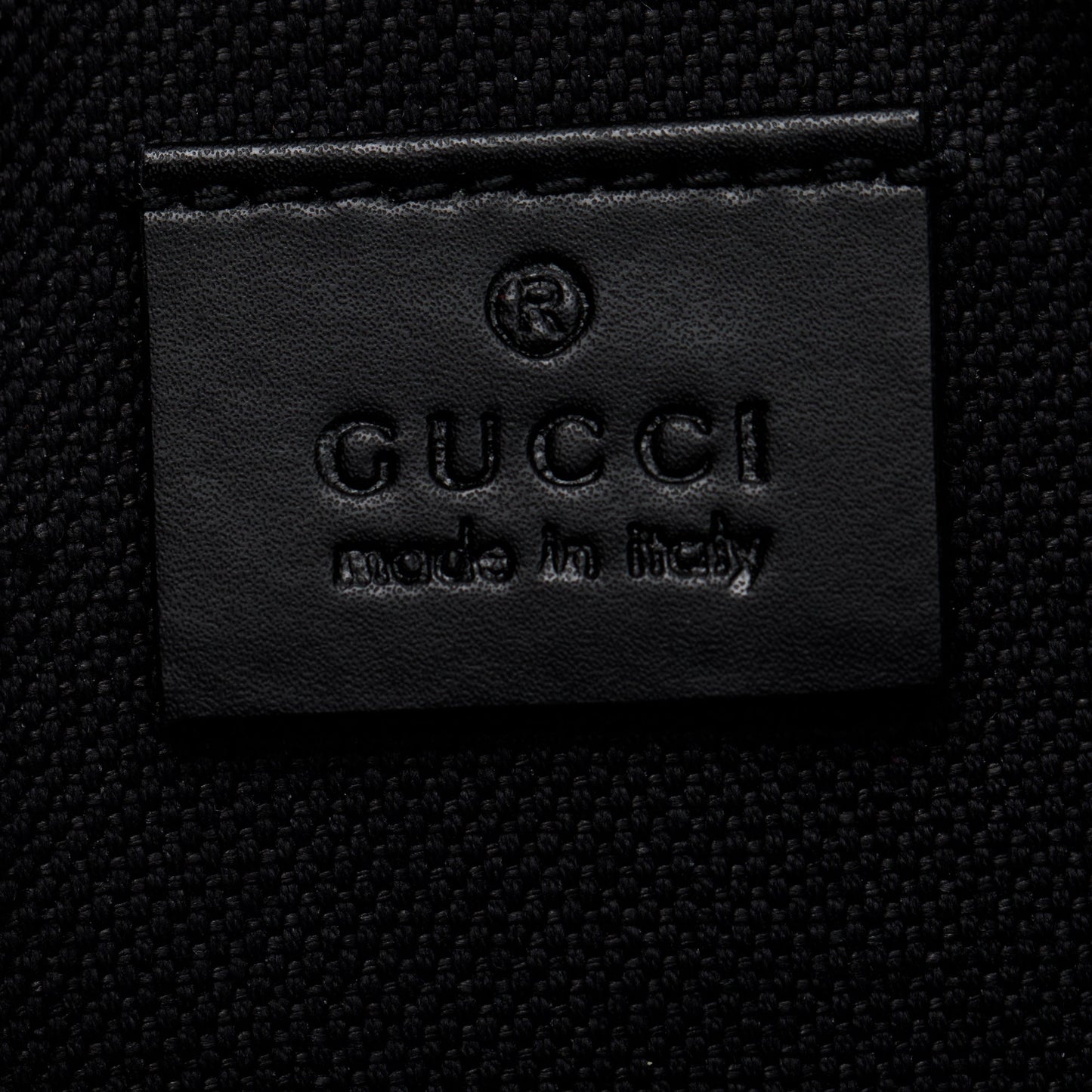Gucci Black GG Supreme GG Belt Bag