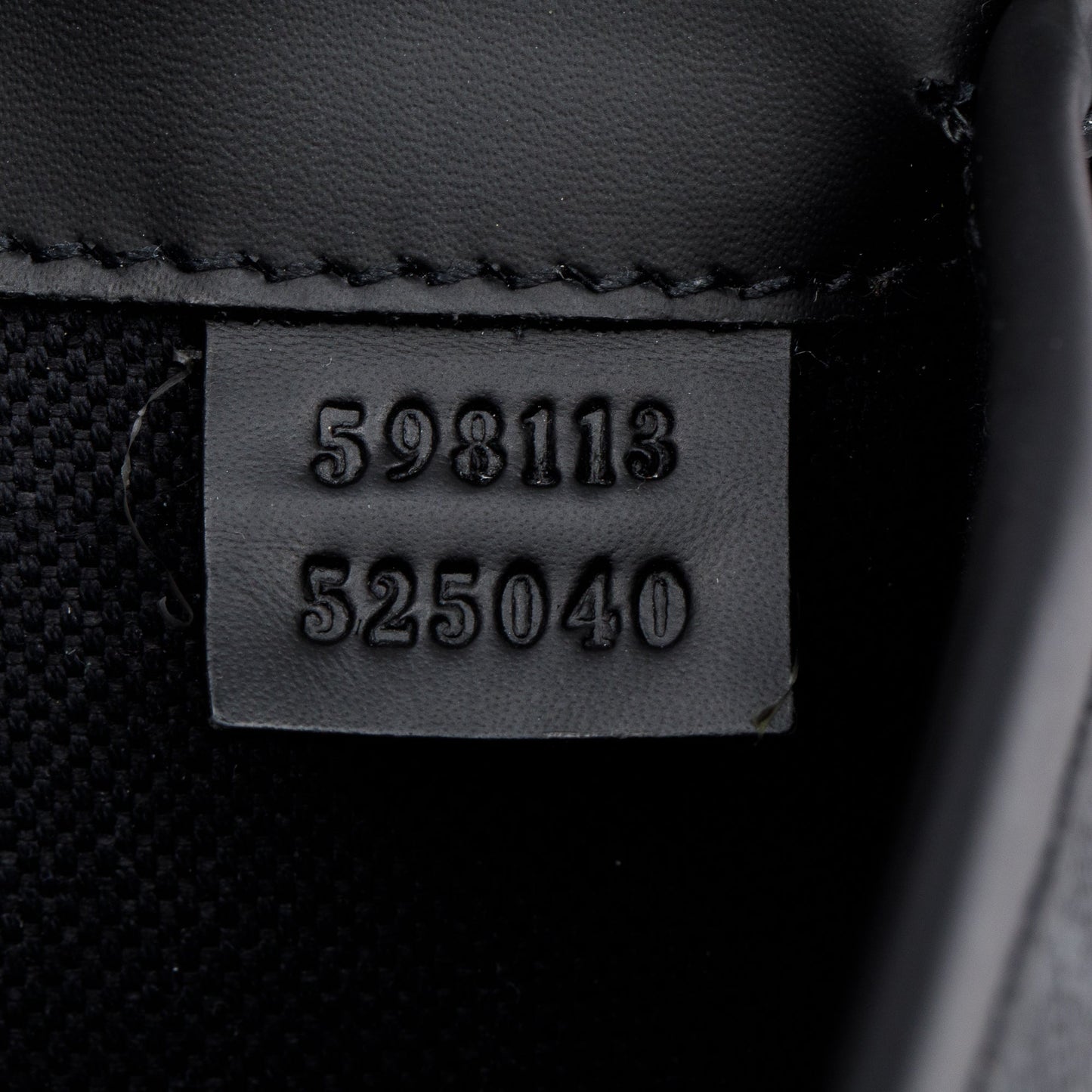 Gucci Black GG Supreme GG Belt Bag