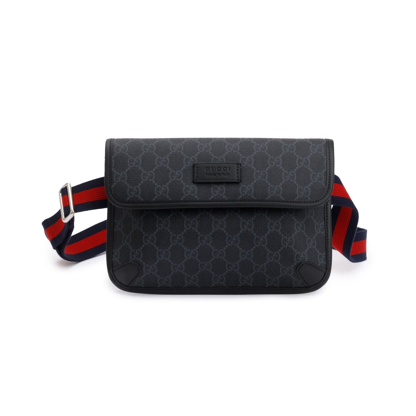 Gucci Black GG Supreme GG Belt Bag