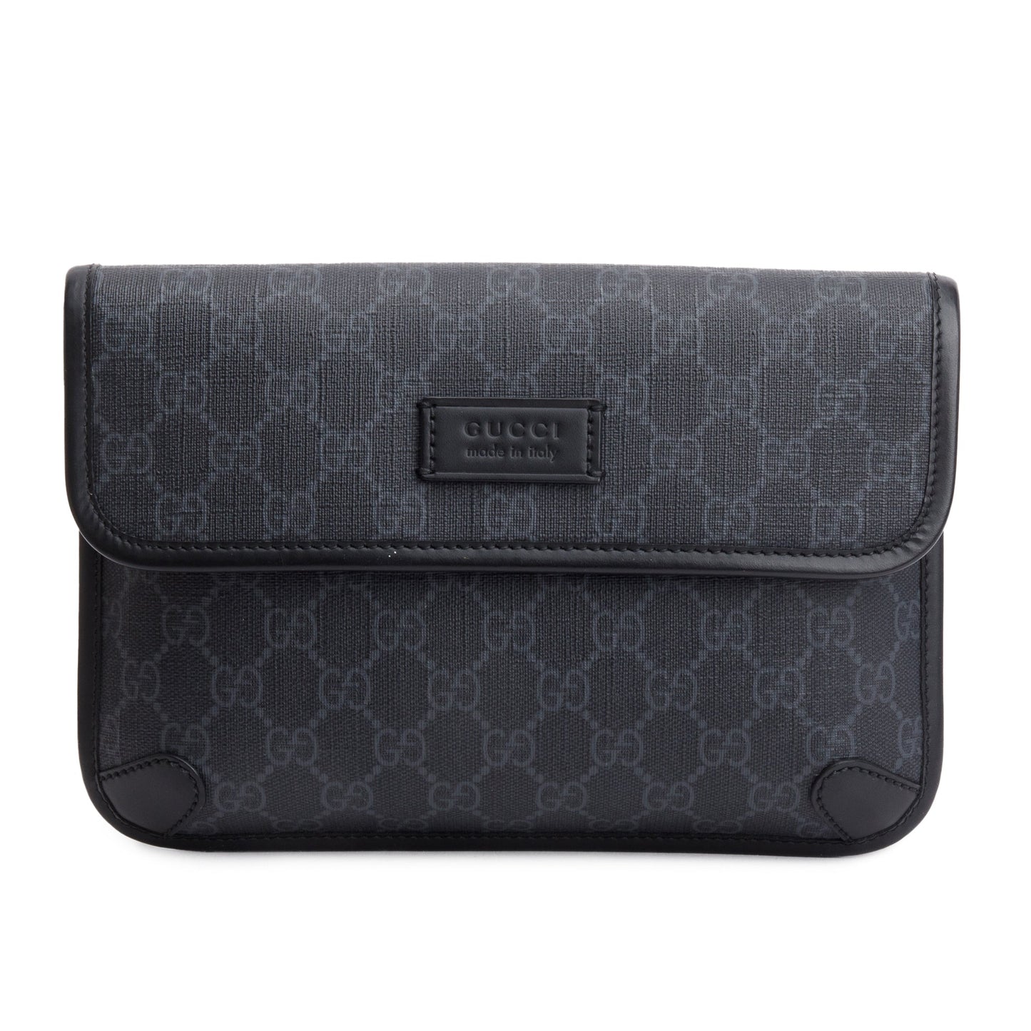 Gucci Black GG Supreme GG Belt Bag