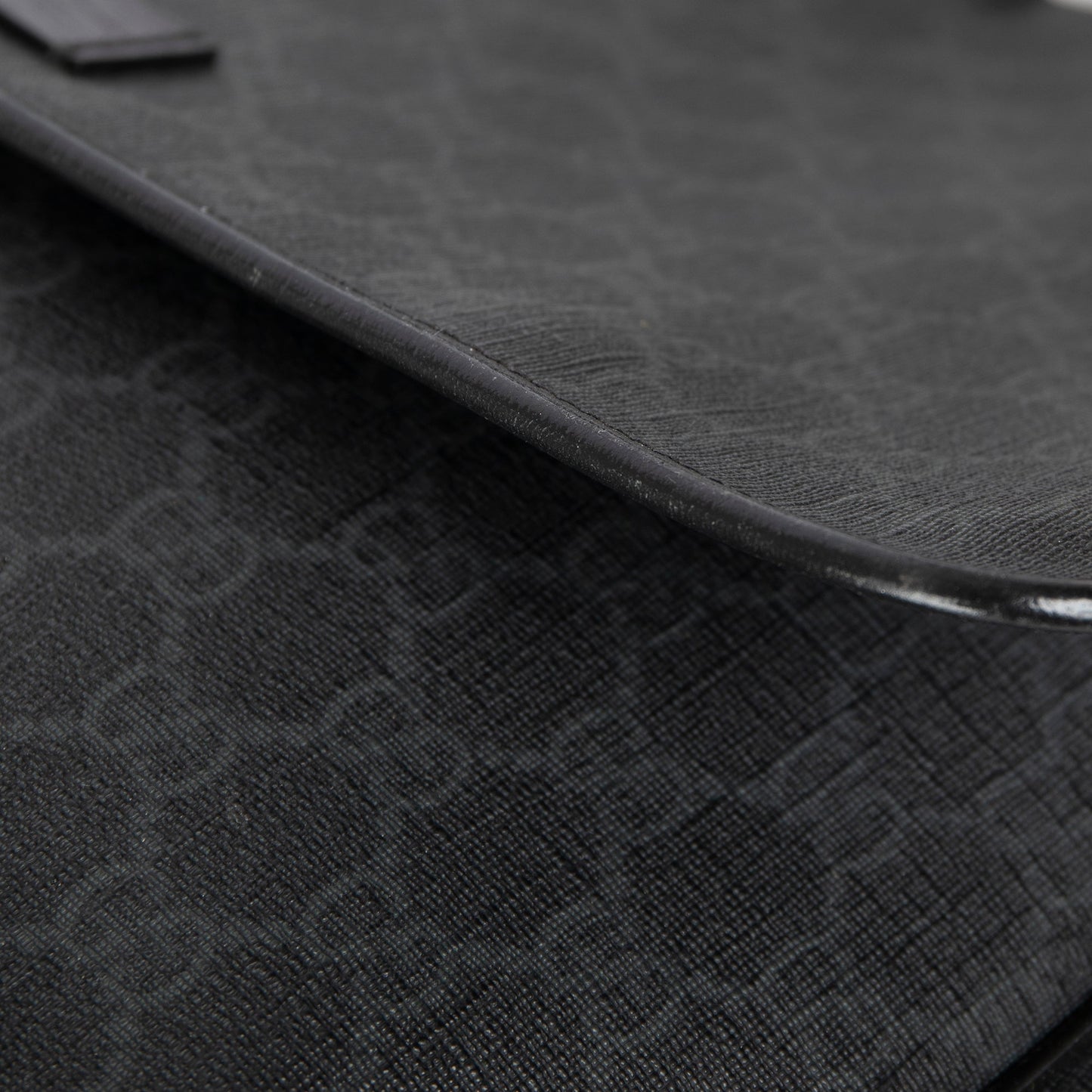 Gucci Black GG Supreme Messenger Bag