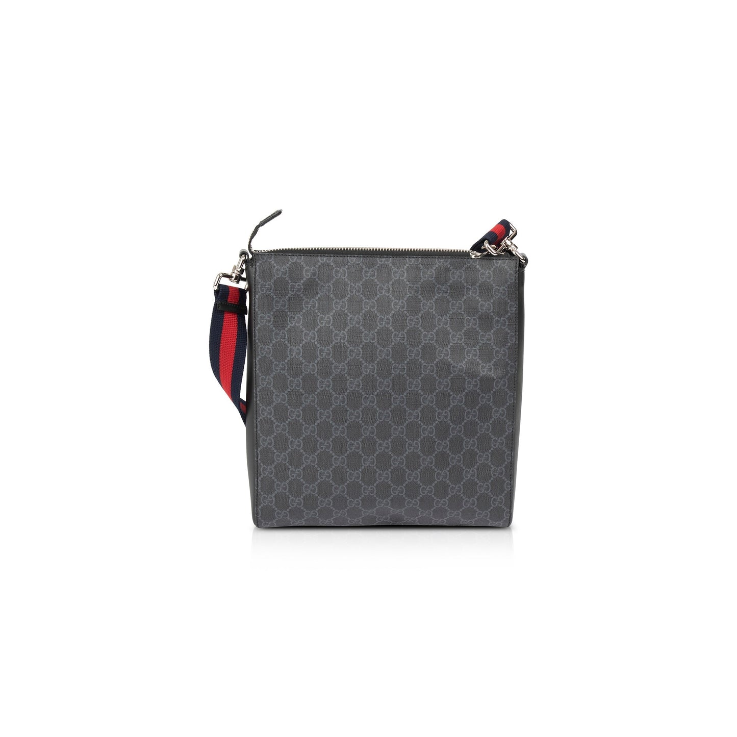 Gucci Black GG Supreme Messenger Bag