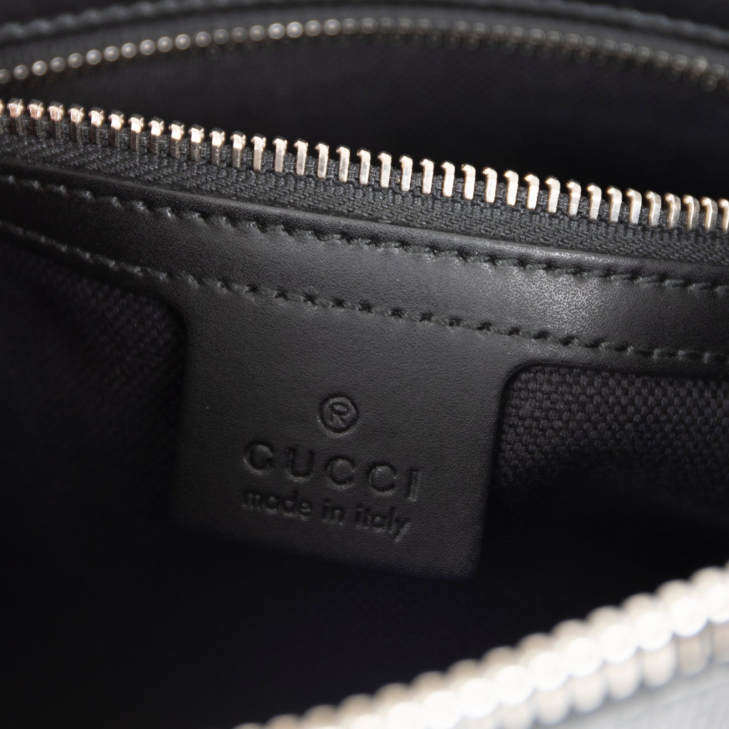 Gucci Black GG Supreme Messenger Bag