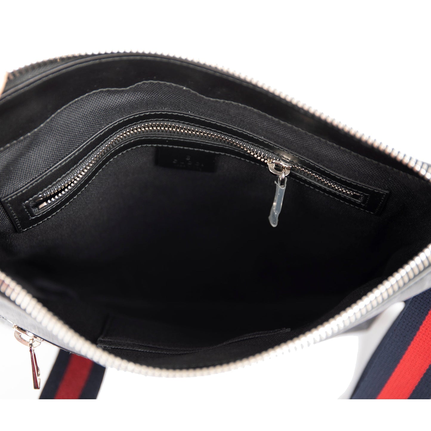 Gucci Black GG Supreme Messenger Bag