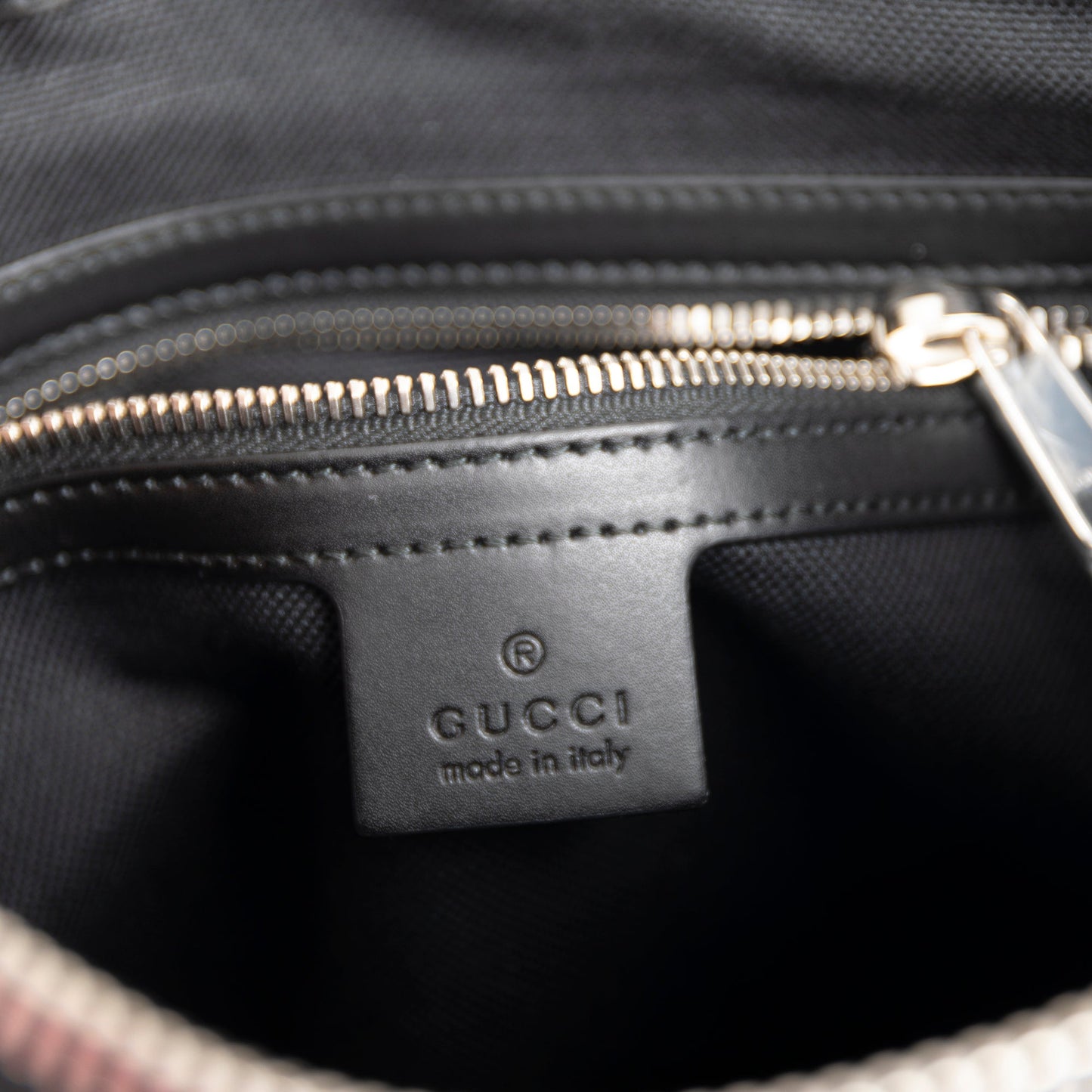Gucci Black GG Supreme Messenger Bag