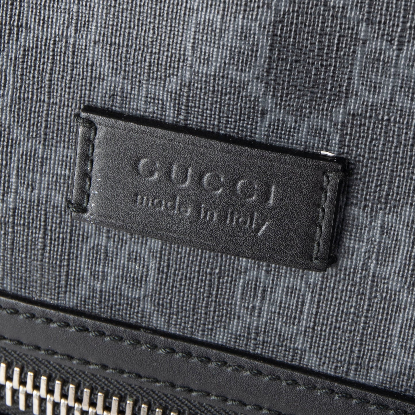Gucci Black GG Supreme Messenger Bag