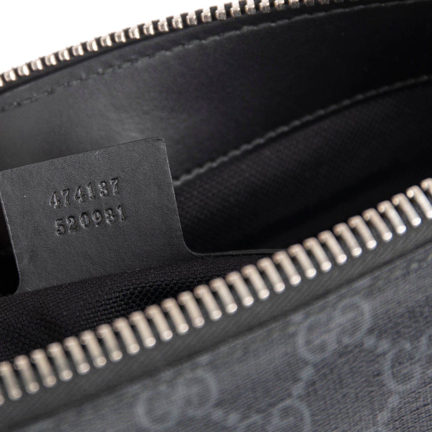 Gucci Black GG Supreme Messenger Bag