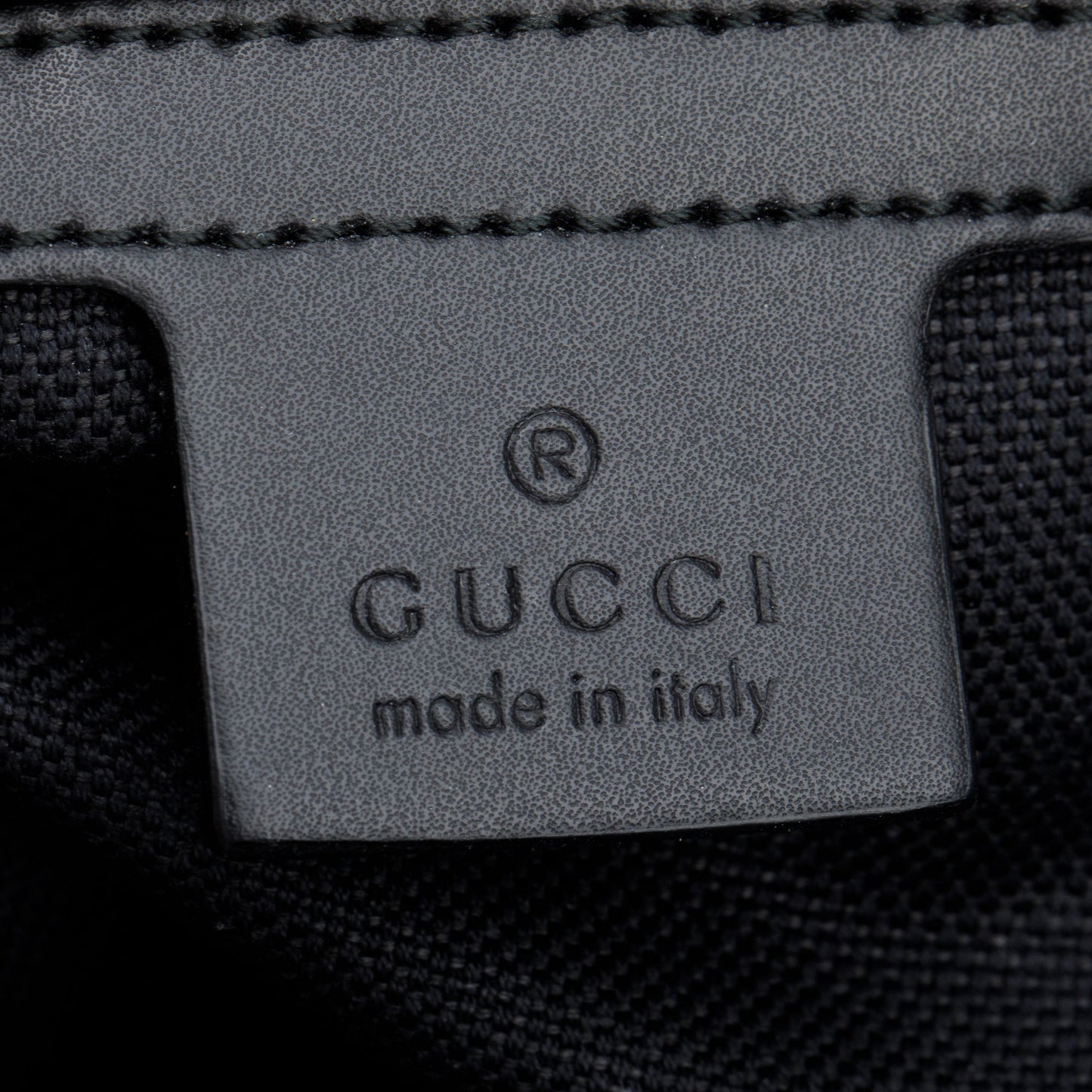Gucci Black GG Supreme Messenger Flap Bag