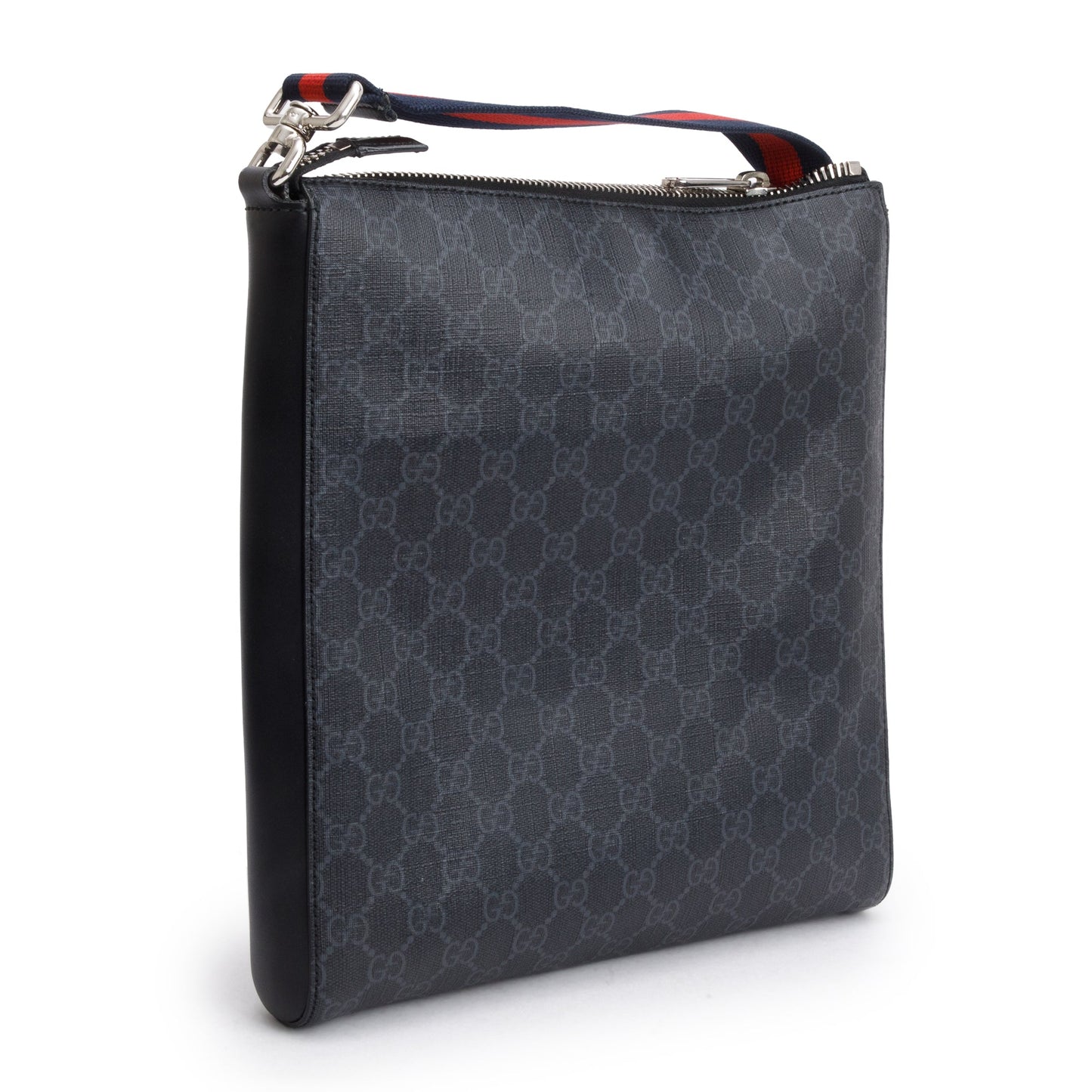 Gucci Black GG Supreme Night Courrier Messenger Bag