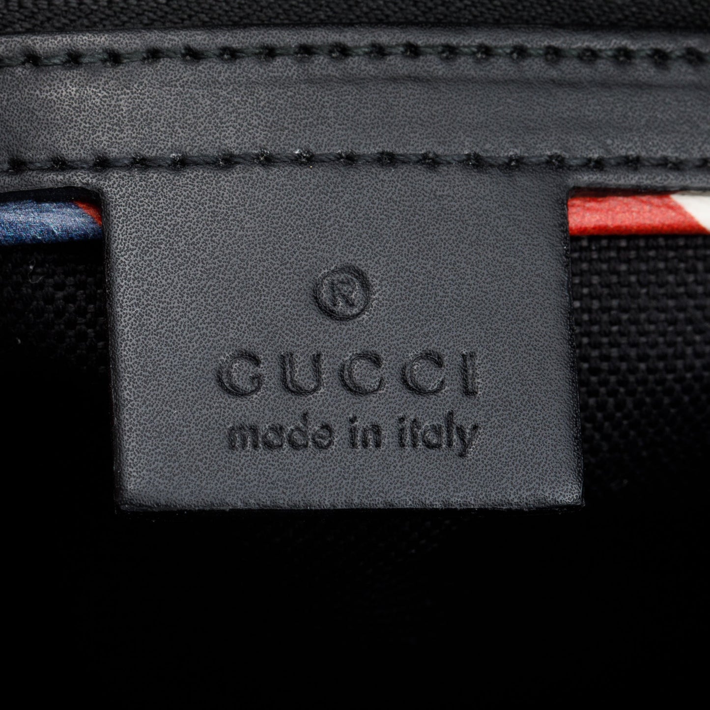 Gucci Black GG Supreme Night Courrier Messenger Bag
