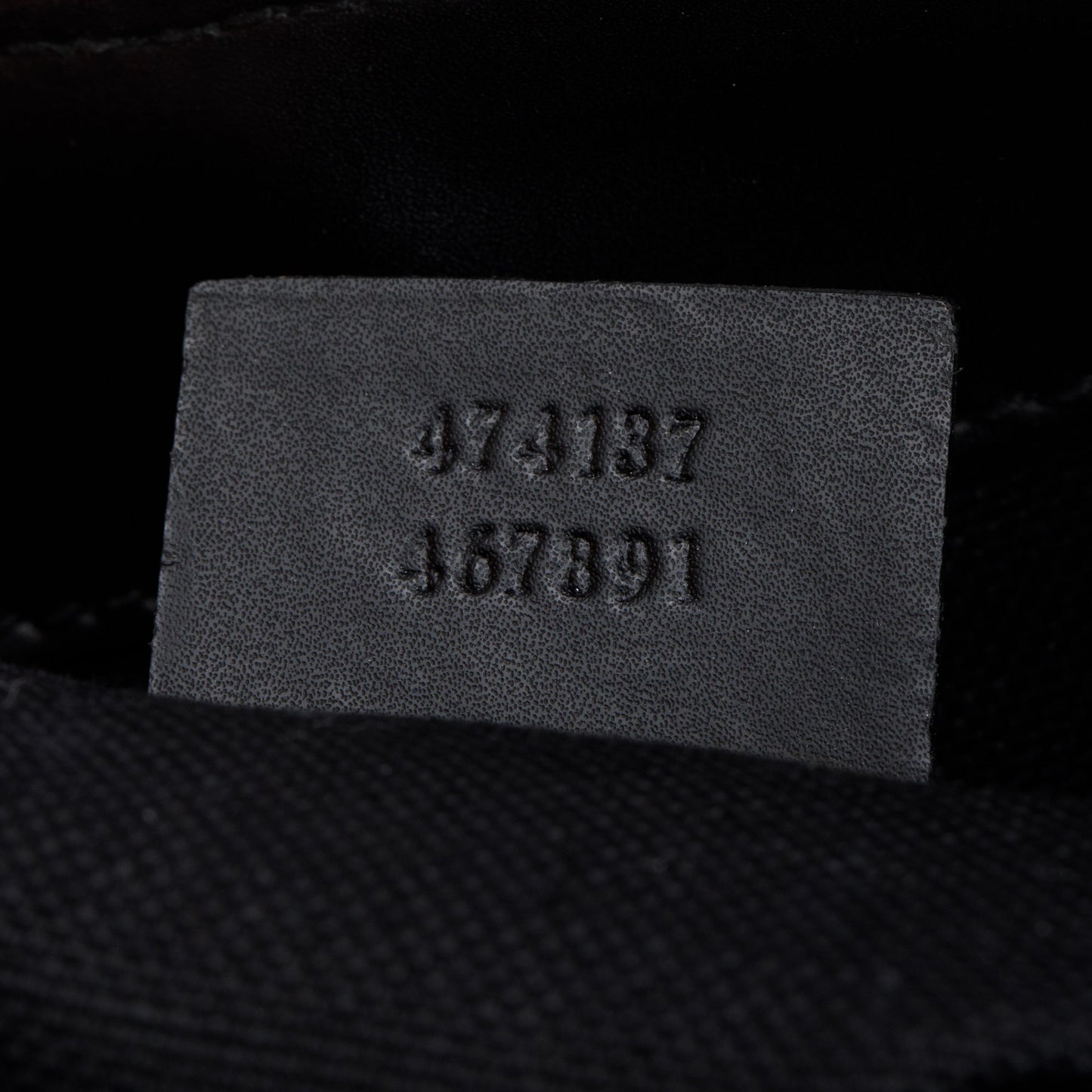 Gucci Black GG Supreme Night Courrier Messenger Bag