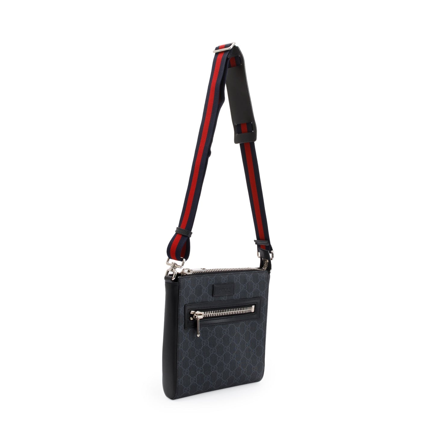Gucci Black GG Supreme Small Messenger Bag