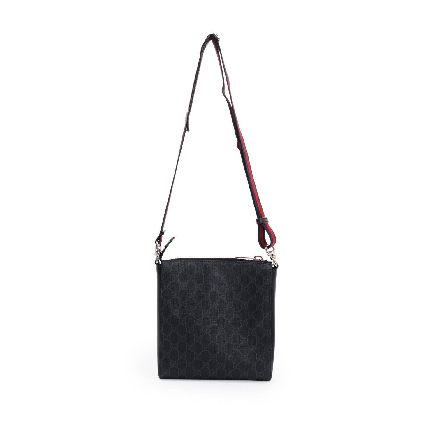 Gucci Black GG Supreme Small Messenger Bag