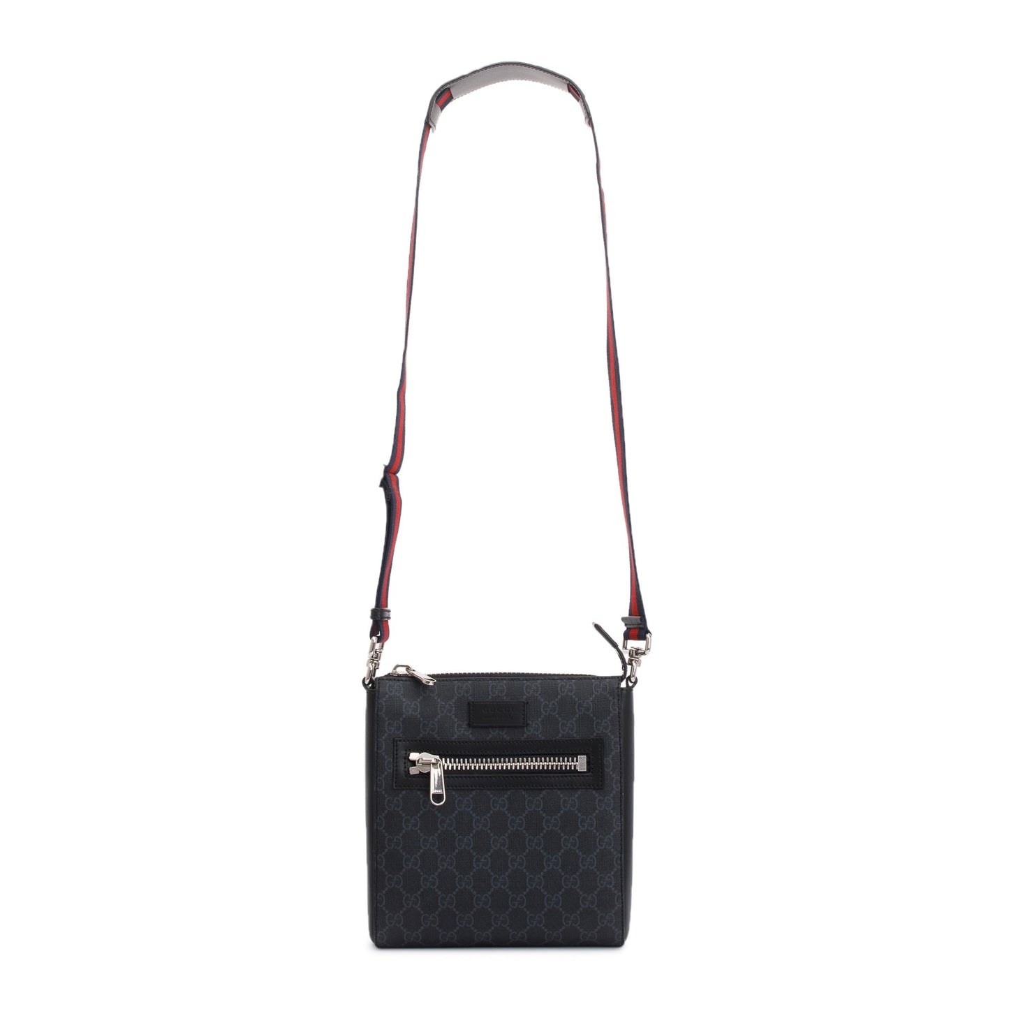 Gucci Black GG Supreme Small Messenger Bag